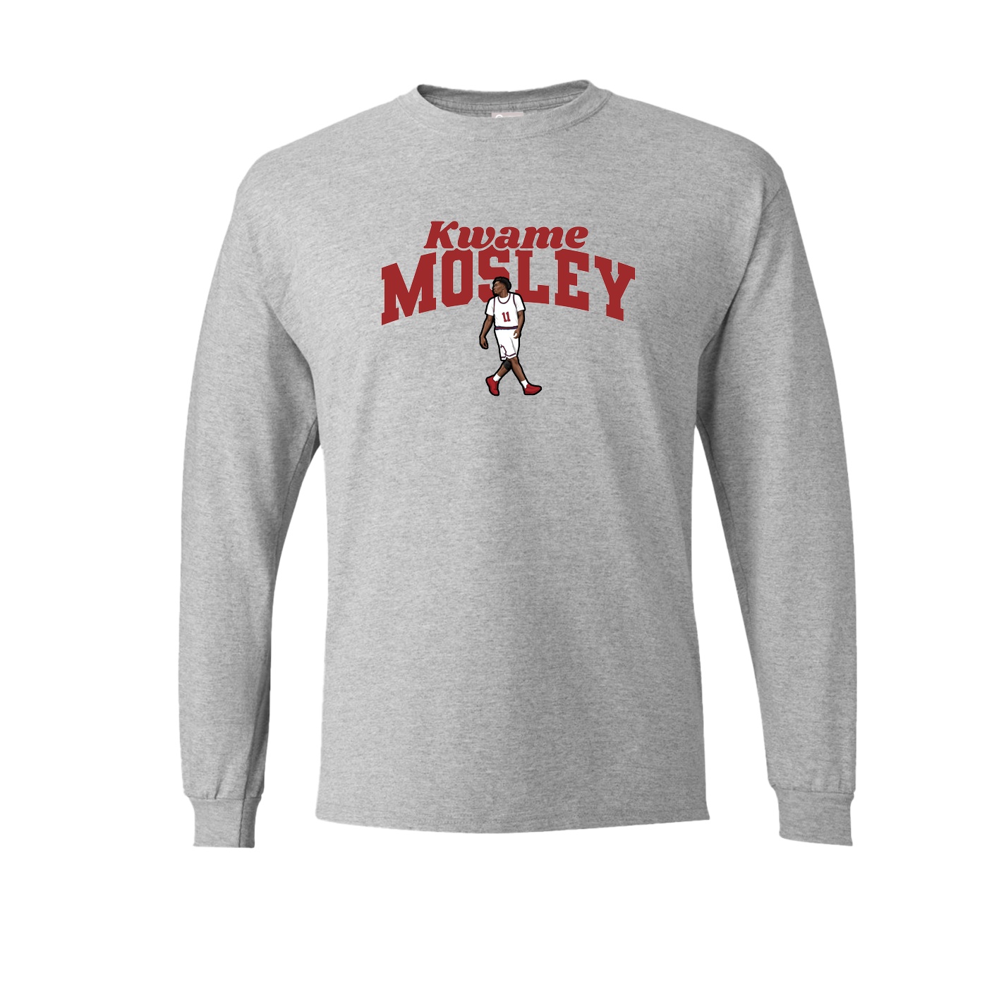 Long Sleeve Tee — Signature Arch in Grey