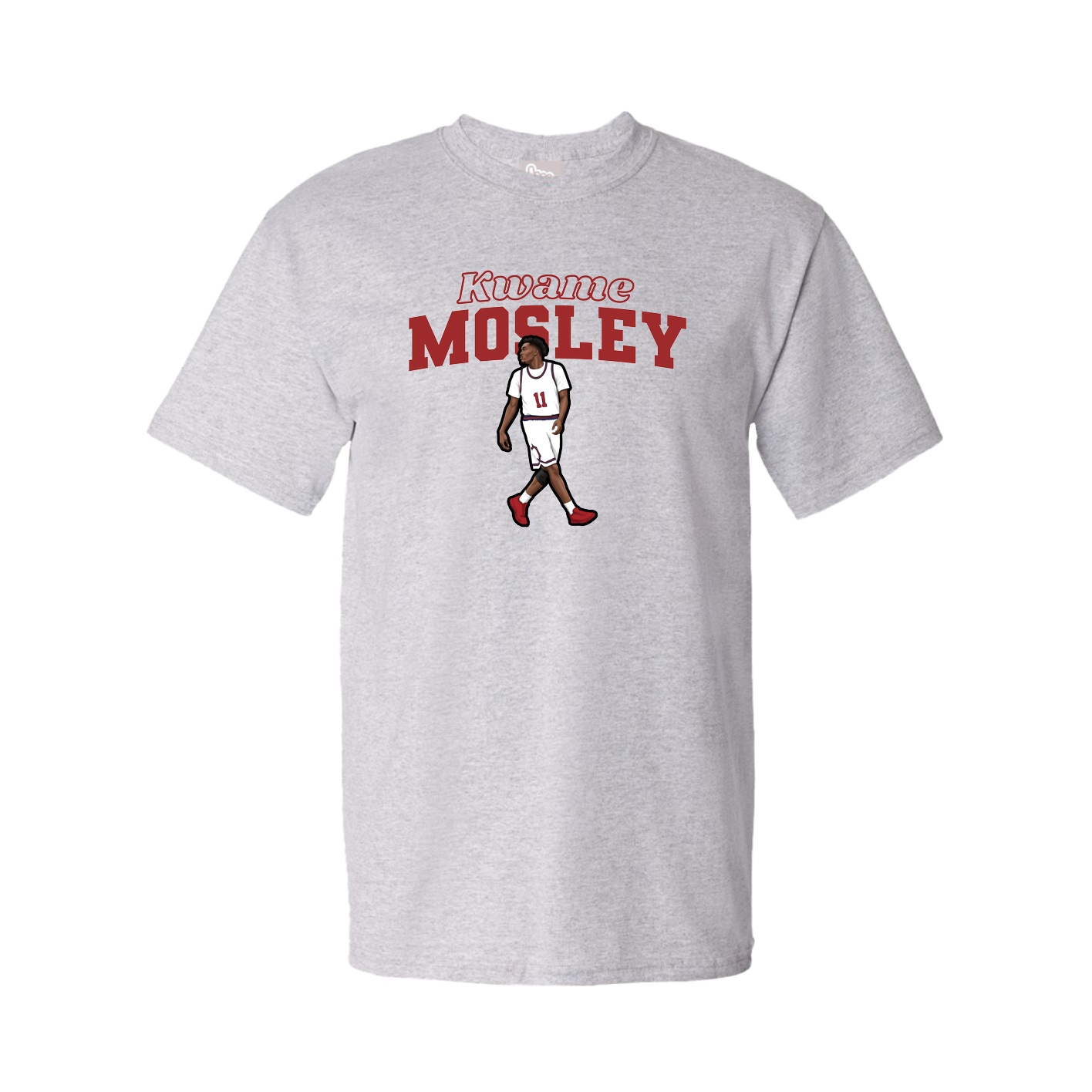 Tee — Name Arch in Grey