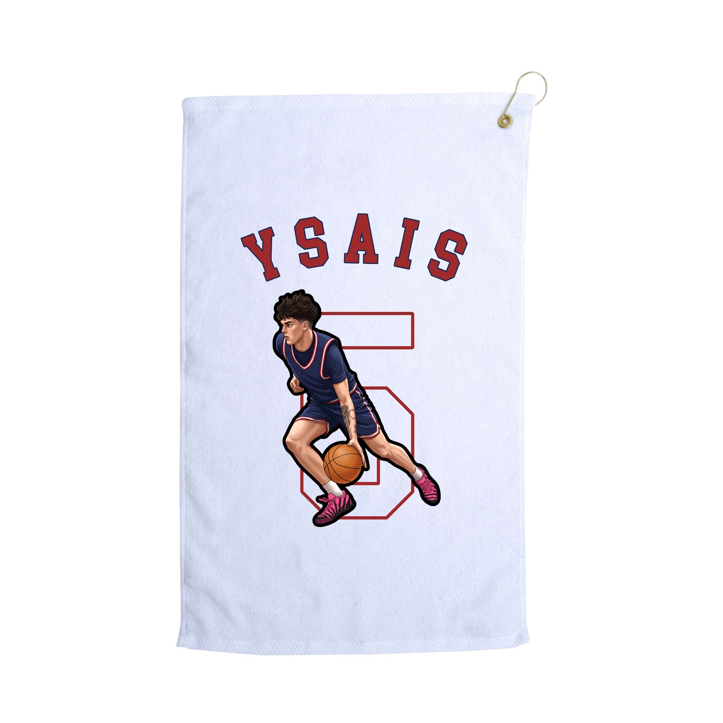 Golf Towel — Shirsey Arch in White