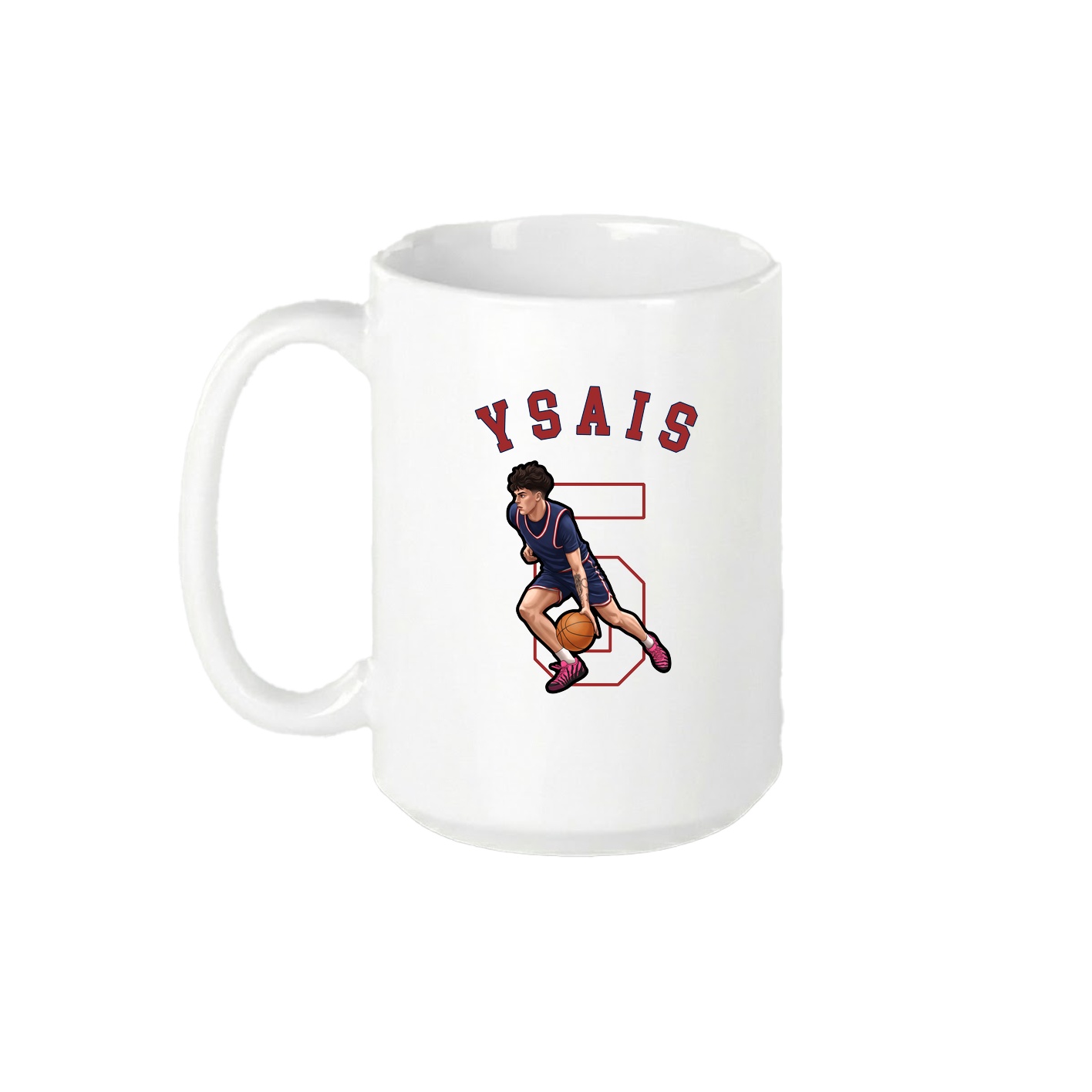 15oz Coffee Mug — Shirsey Arch in White