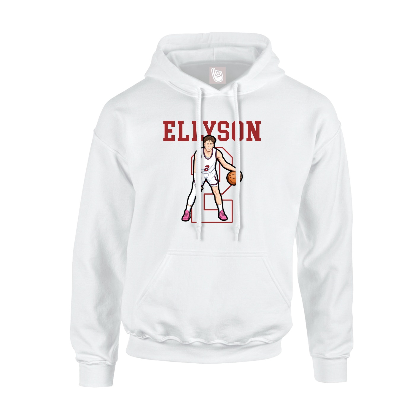 Youth Hoodie — Shirsey in White