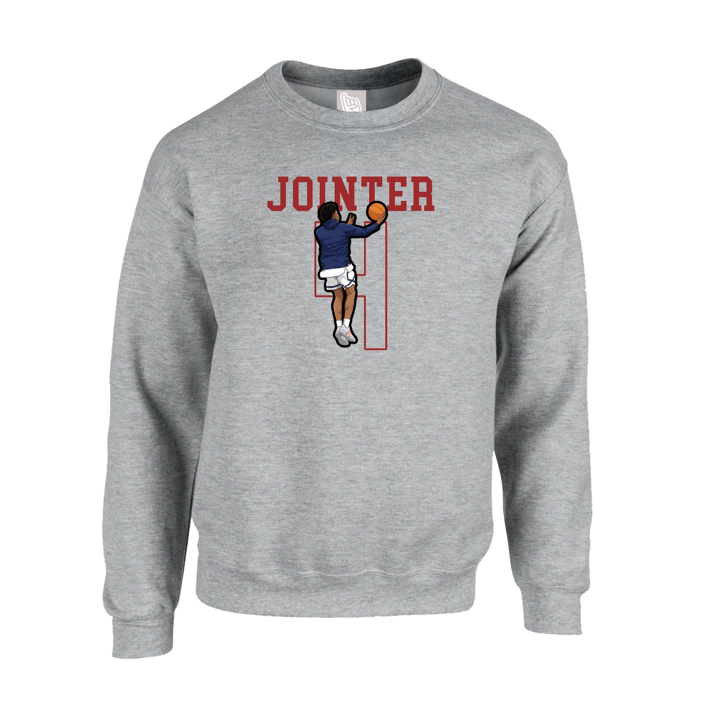 Fleece Crew — Shirsey in Grey