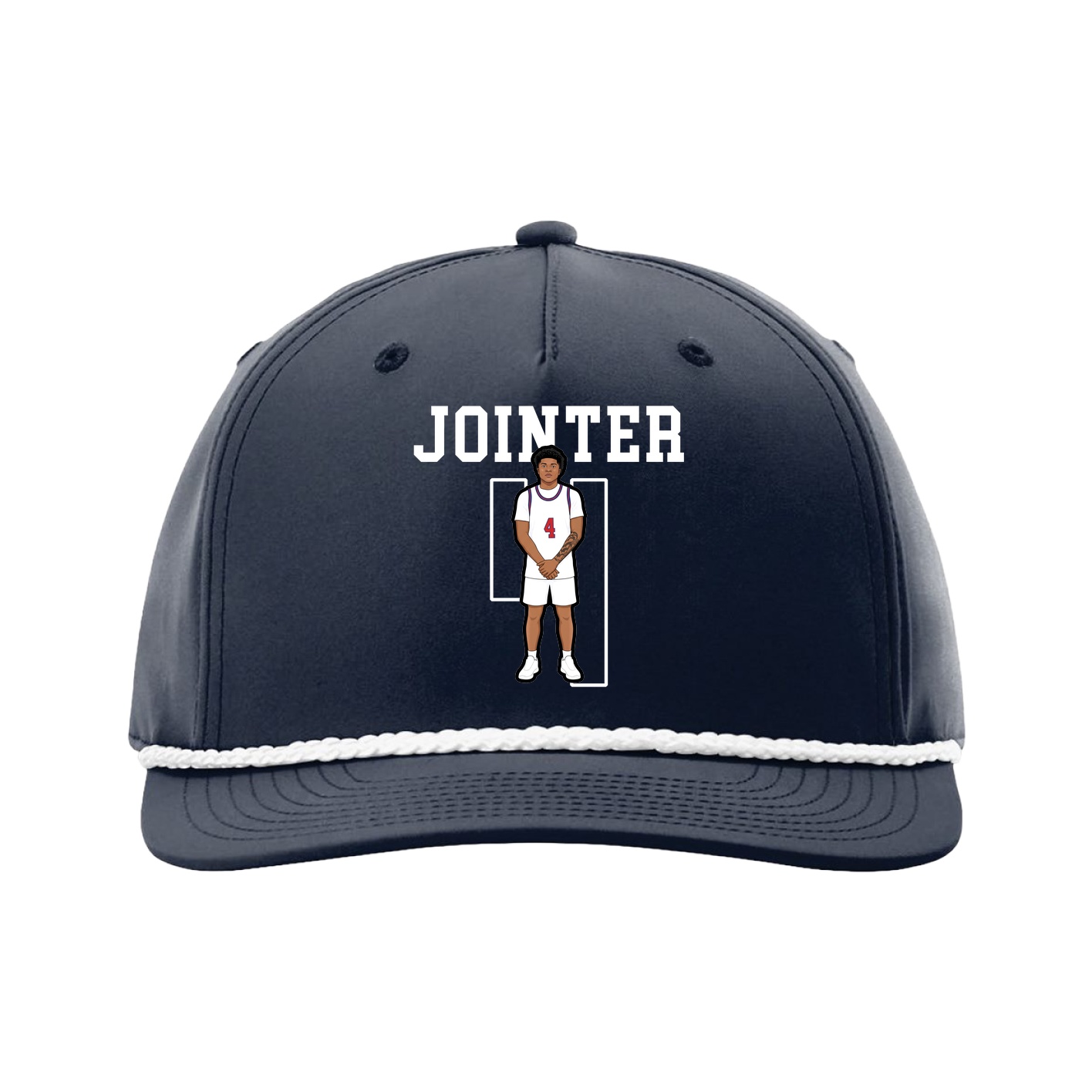 Five-Panel Classic Rope Cap — Shirsey in Navy