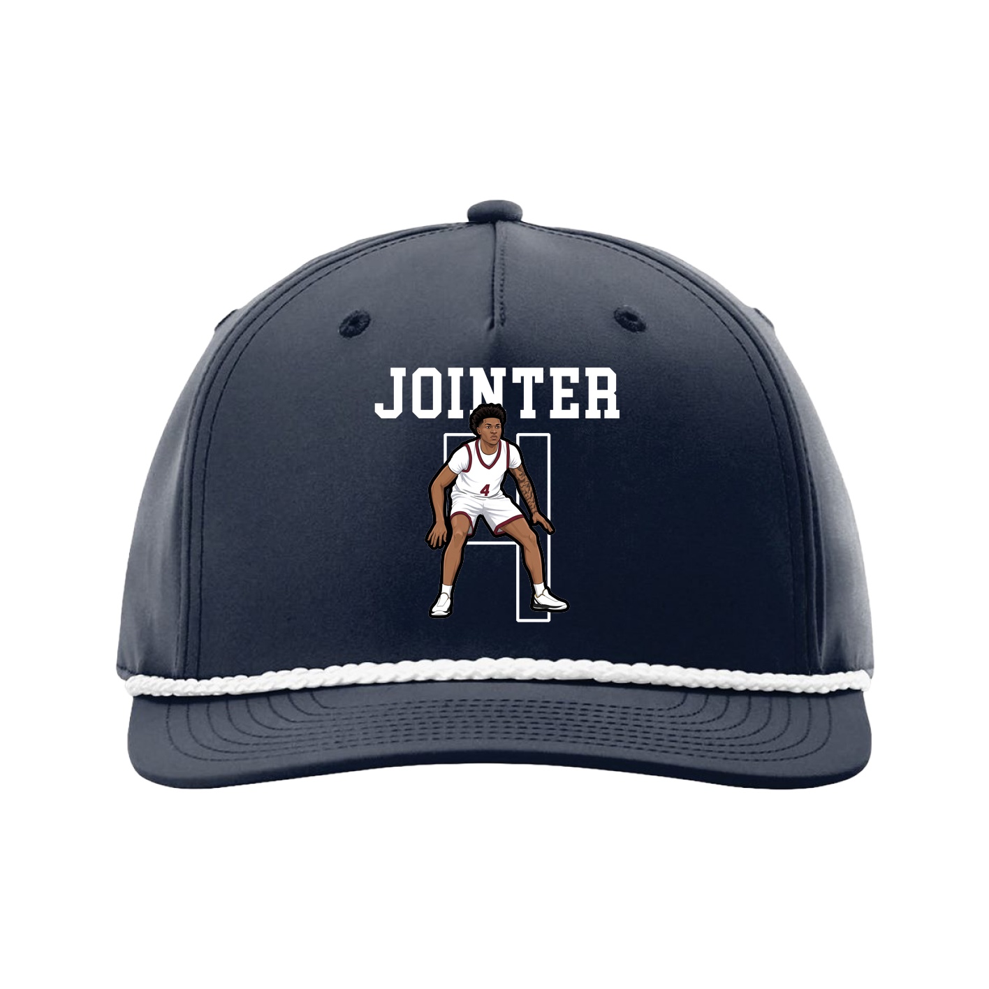 Five-Panel Classic Rope Cap — Shirsey in Navy