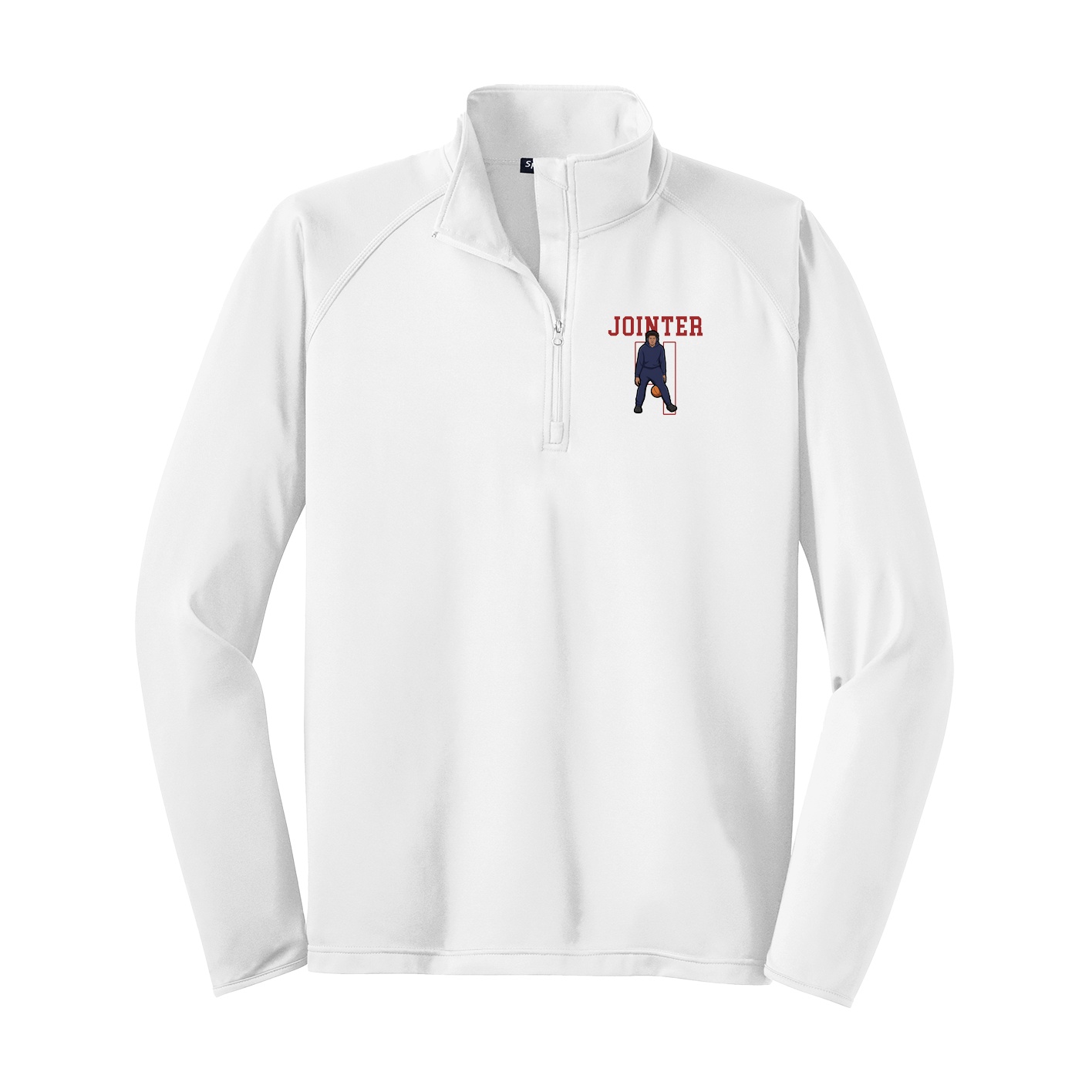 Q-Zip Pullover — Shirsey in White