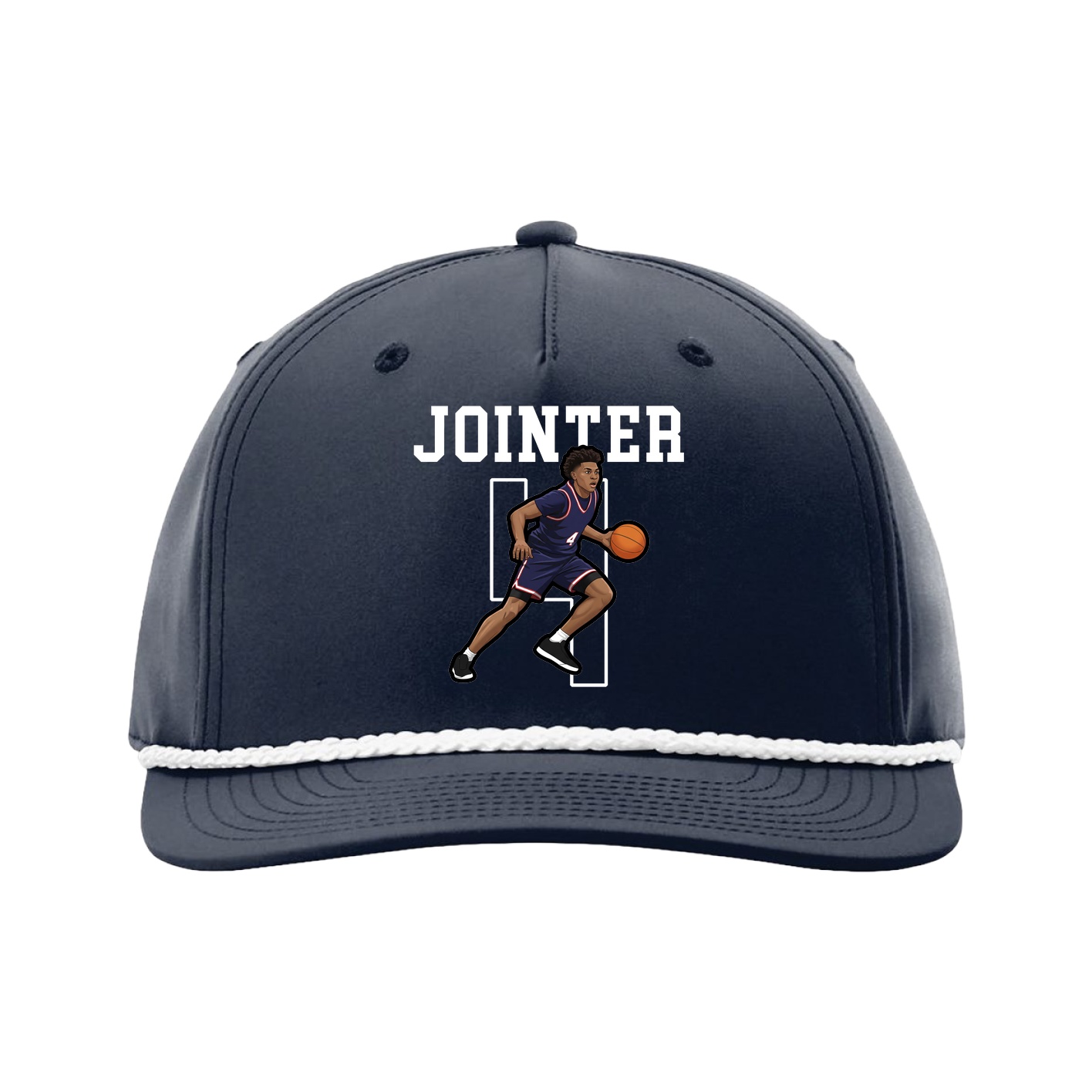 Five-Panel Classic Rope Cap — Shirsey in Navy