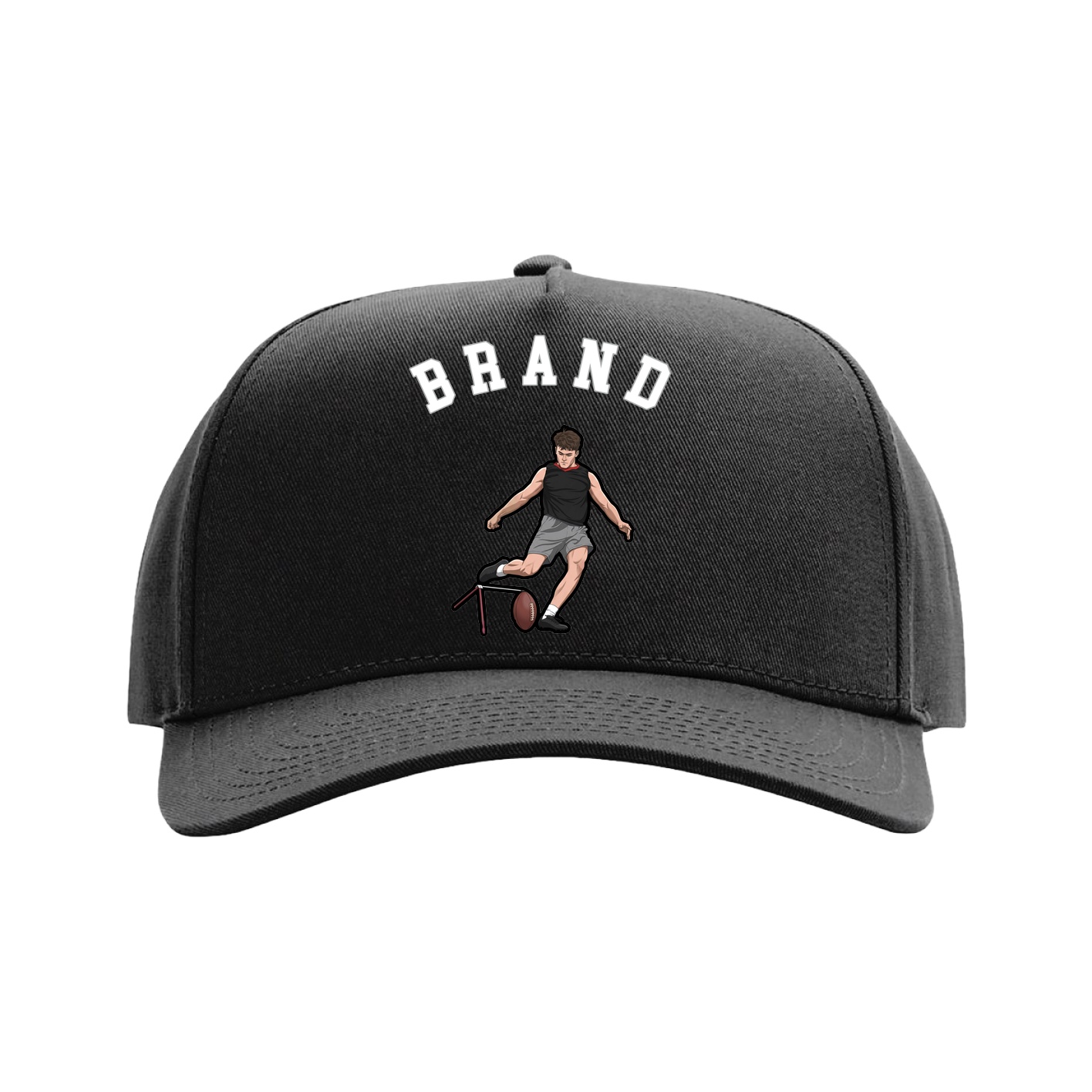 Full Fabric Five-Panel Champ Cap