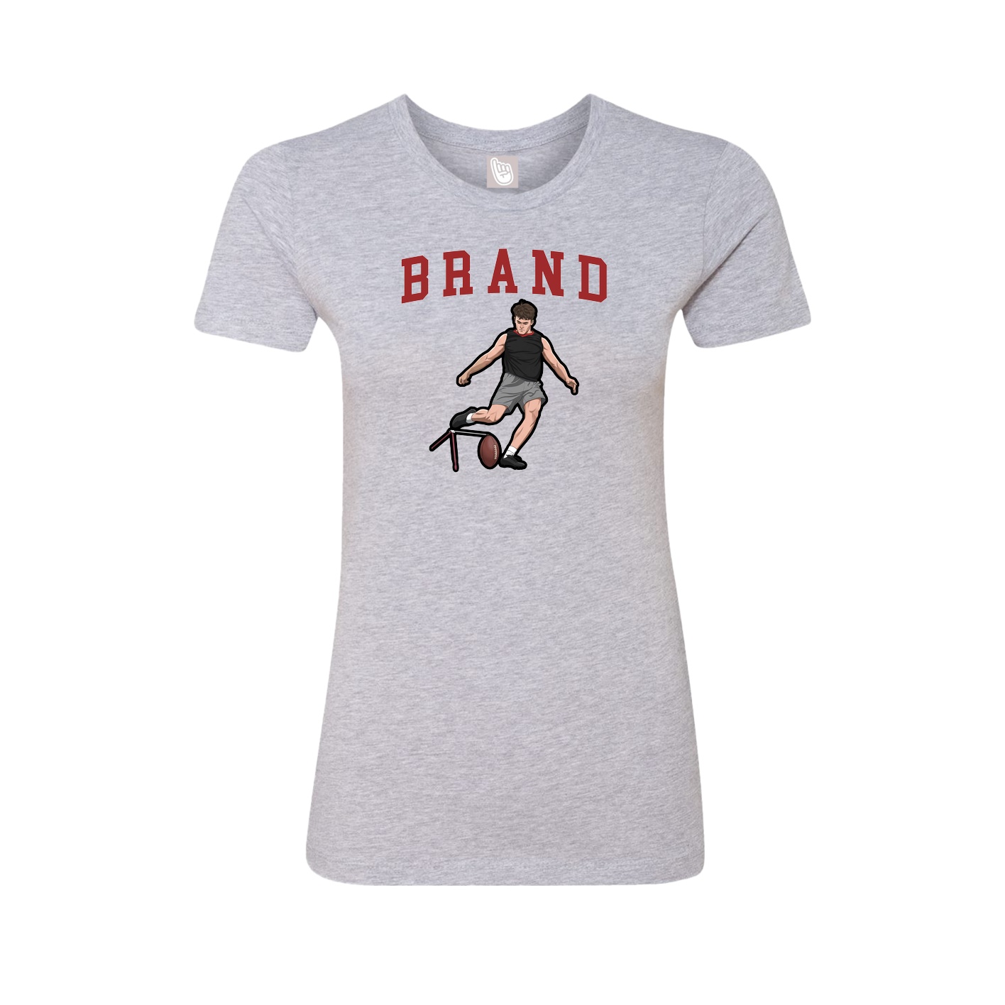 Fitted Women's Tee — Shirsey in Grey