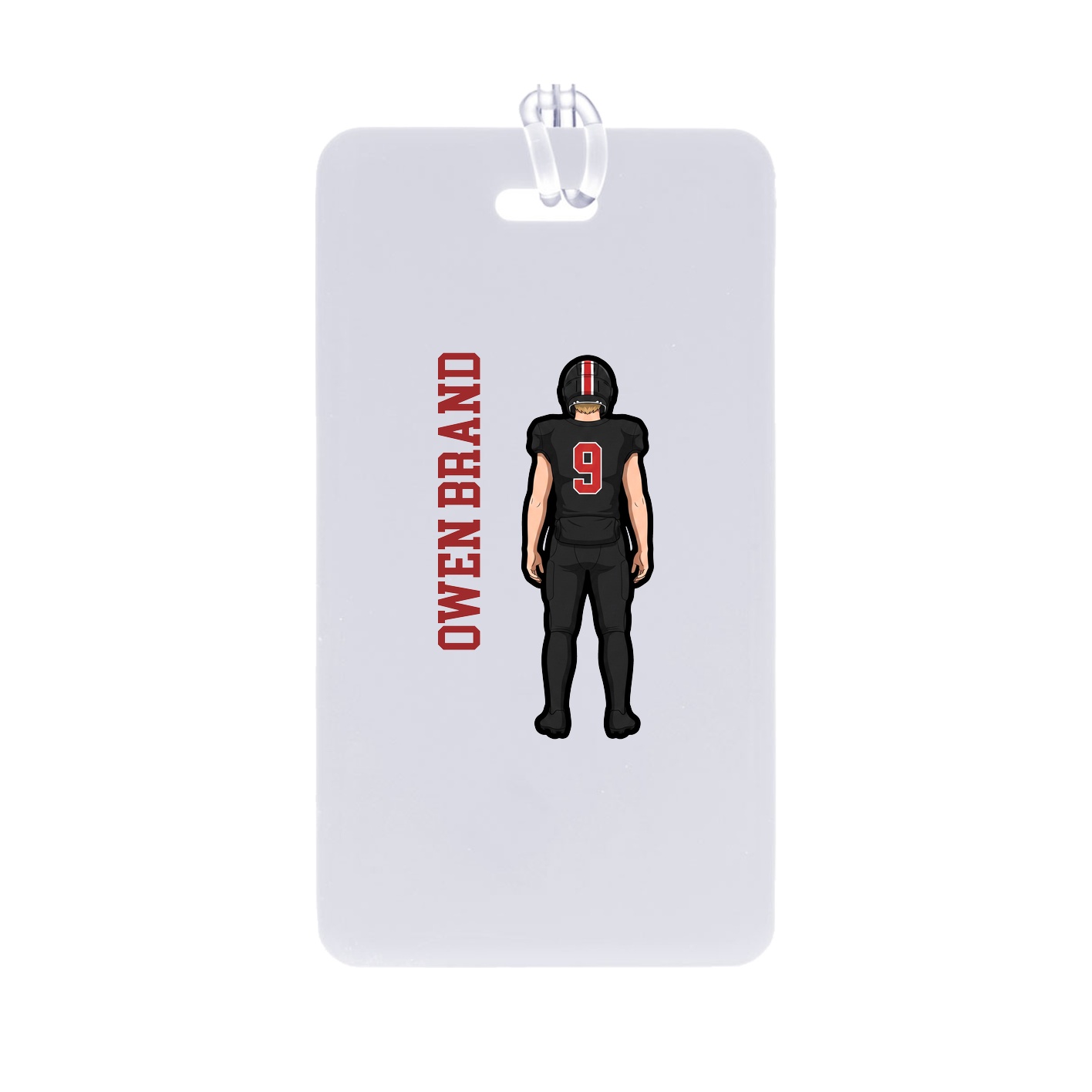 Bag Tag — Name Vertical in Classic