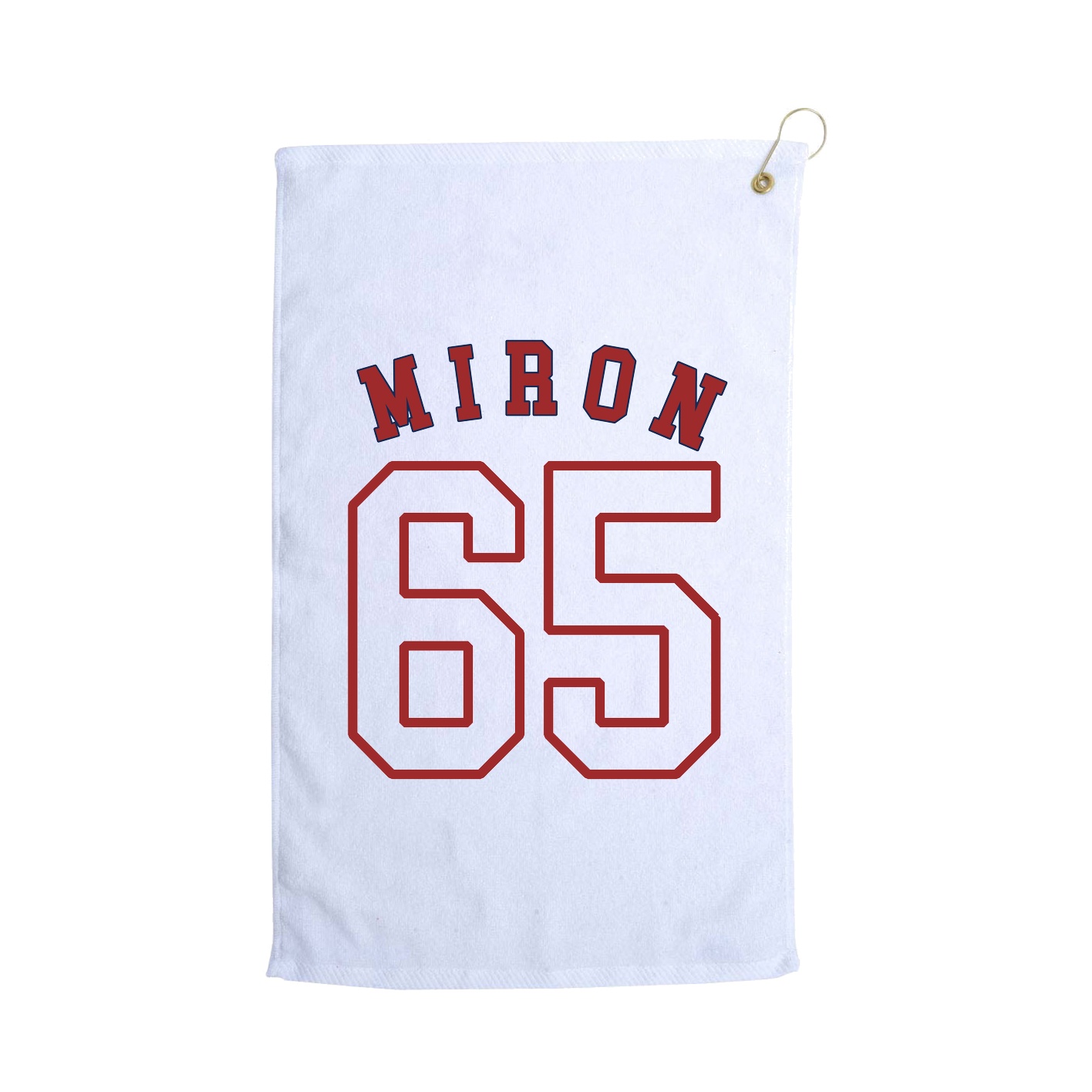 Golf Towel — Shirsey Arch in White