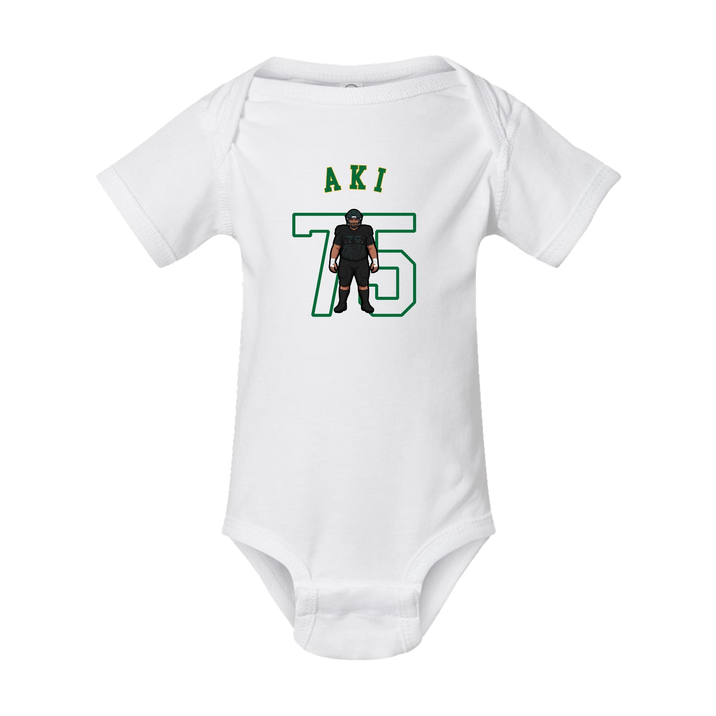 Baby Onesie — Shirsey Arch in White
