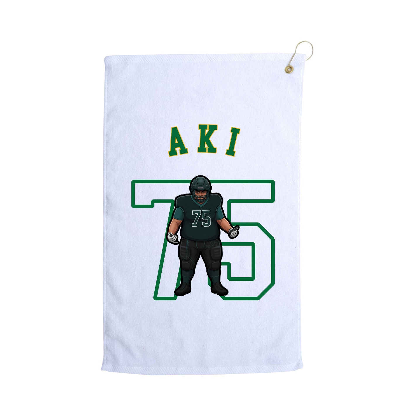 Golf Towel — Shirsey Arch in White