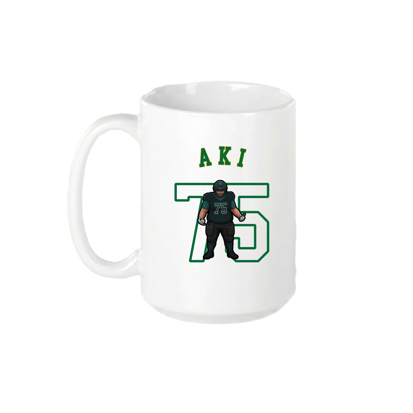 15oz Coffee Mug — Shirsey Arch in White