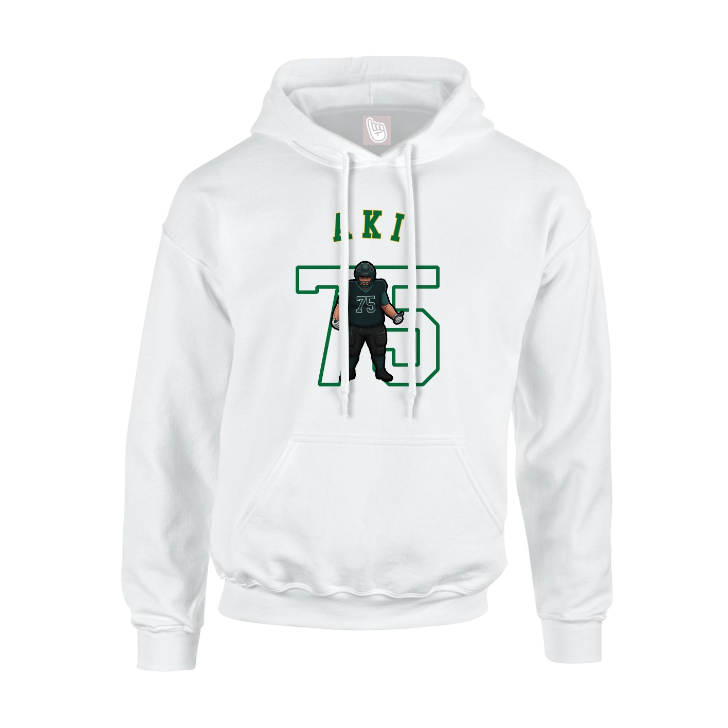Hoodie — Shirsey Arch in White