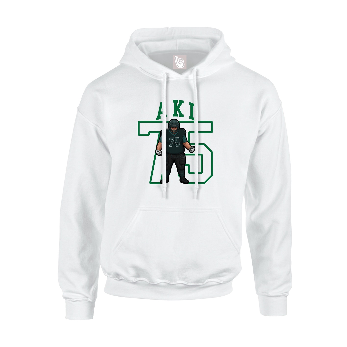 Hoodie — Shirsey in White