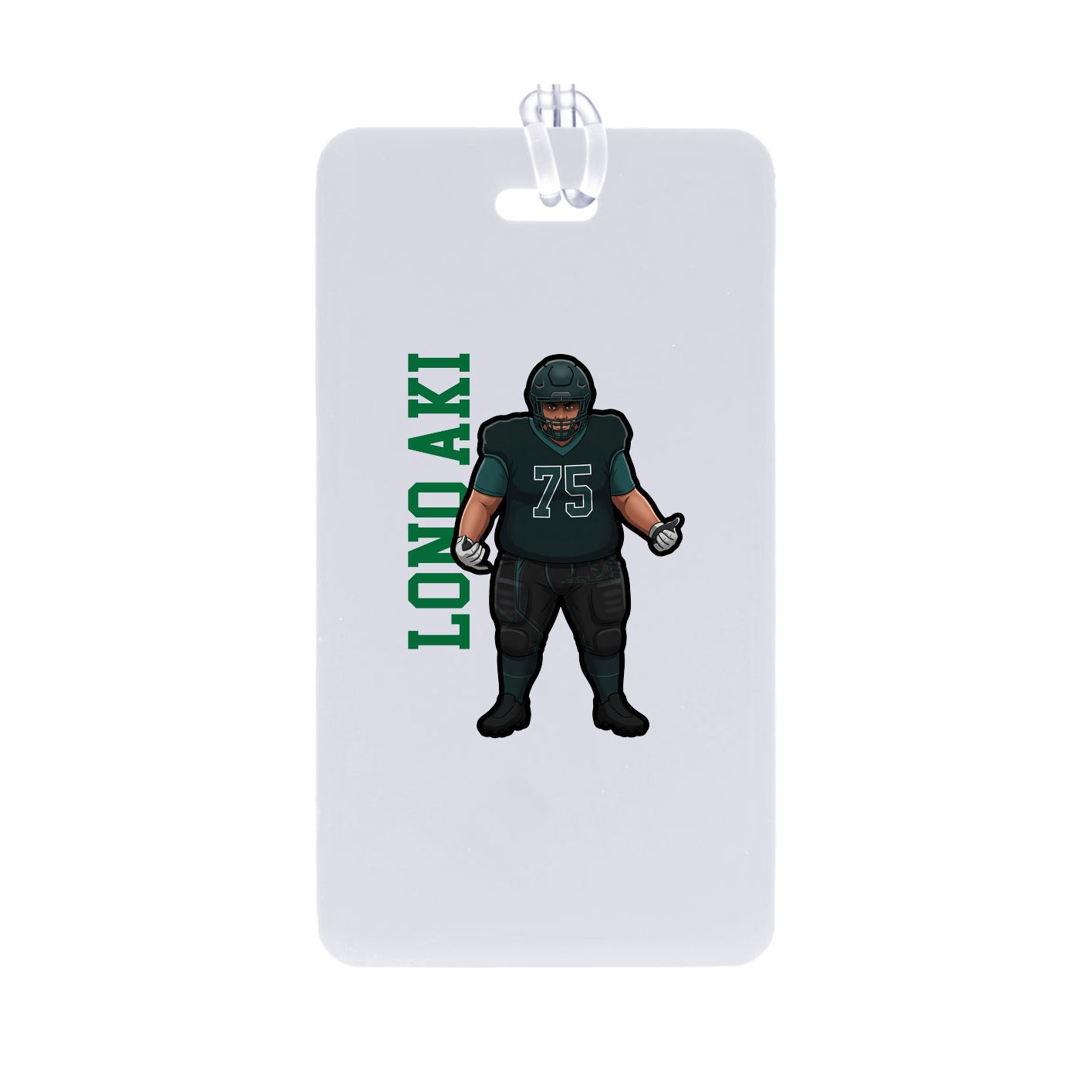 Bag Tag — Name Vertical in Classic