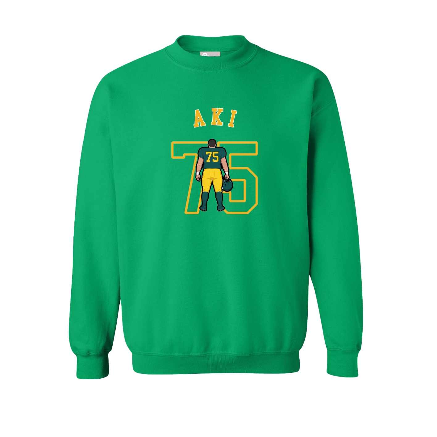Fleece Crew — Shirsey Arch in Green
