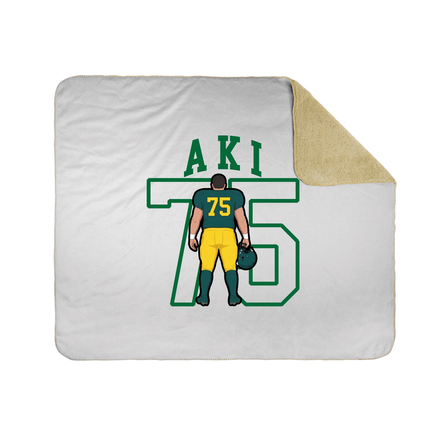 50x60 Sherpa Lined Throw Blanket