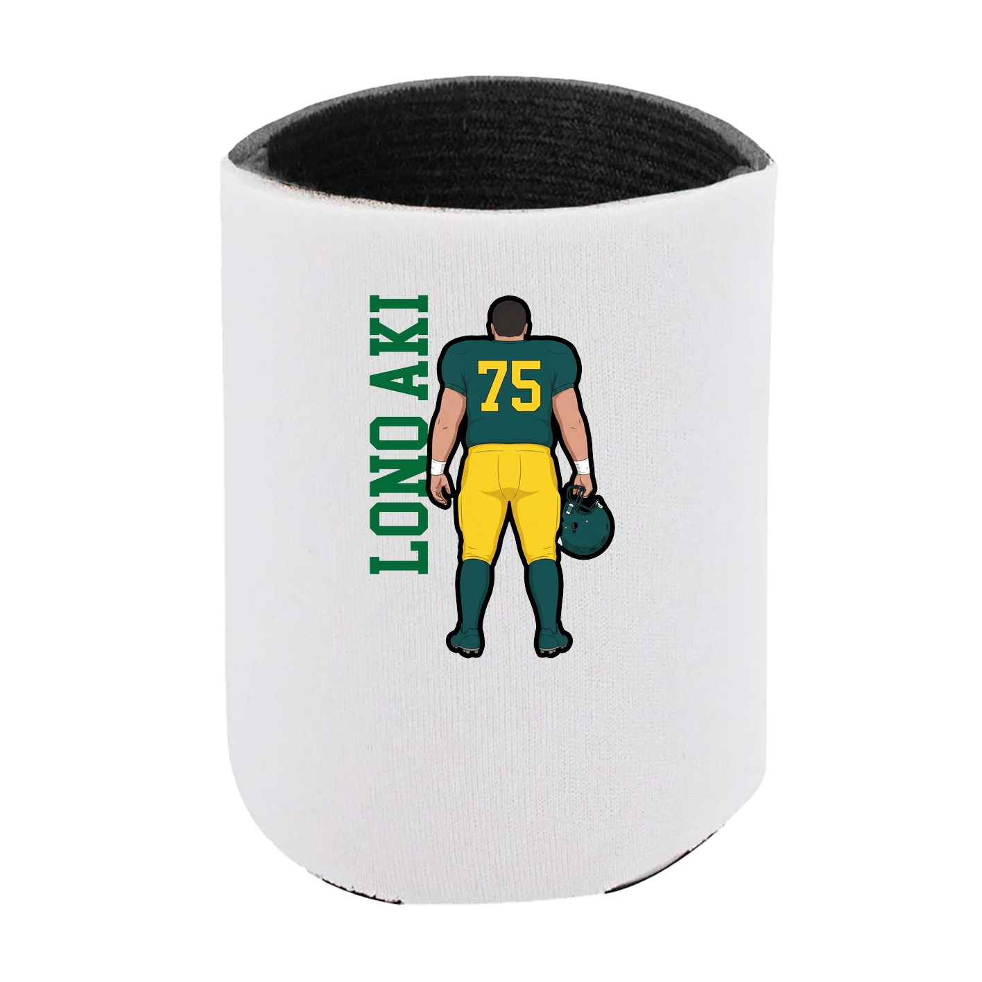 Can Holder — Name Vertical in White