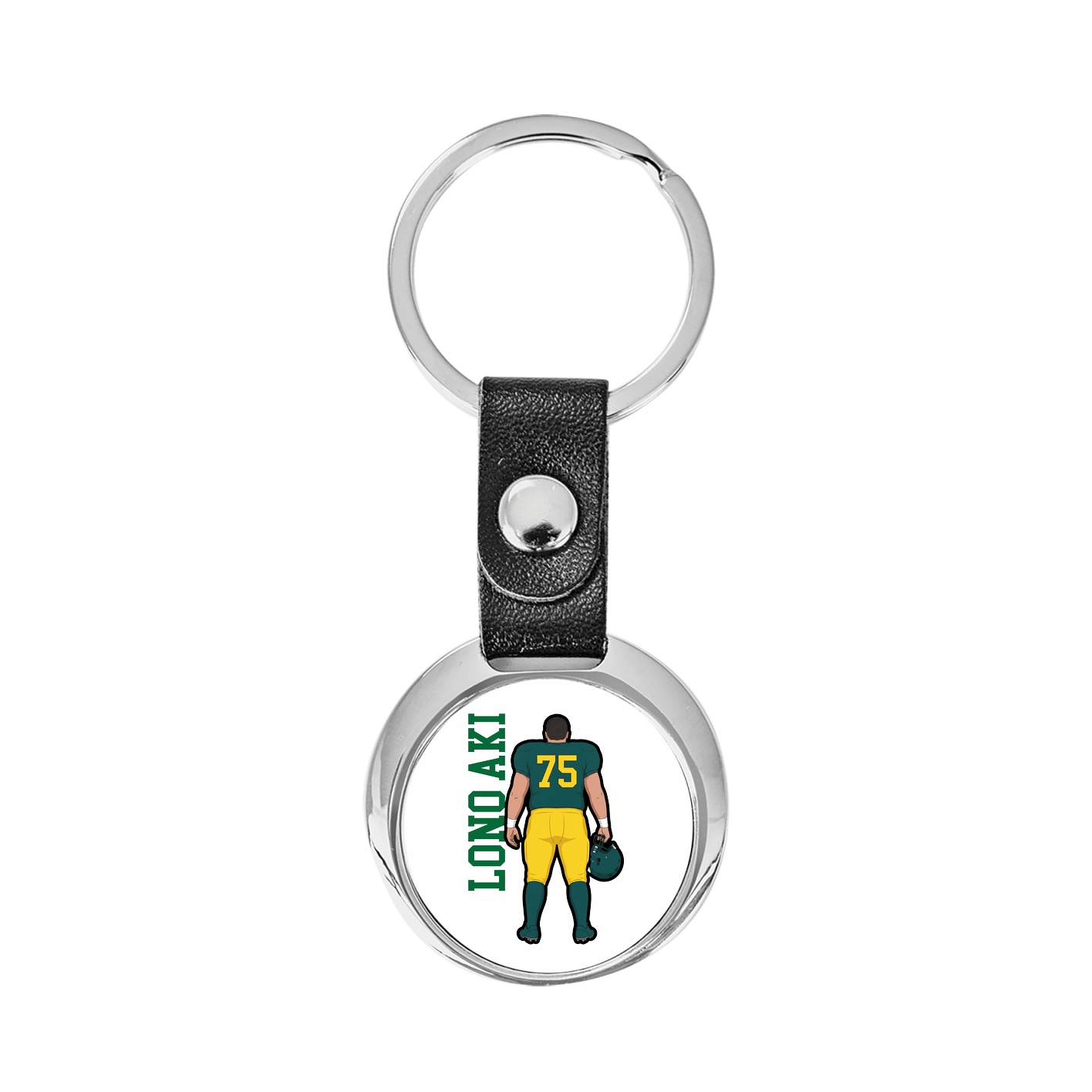 Key Chain — Name Vertical in Classic
