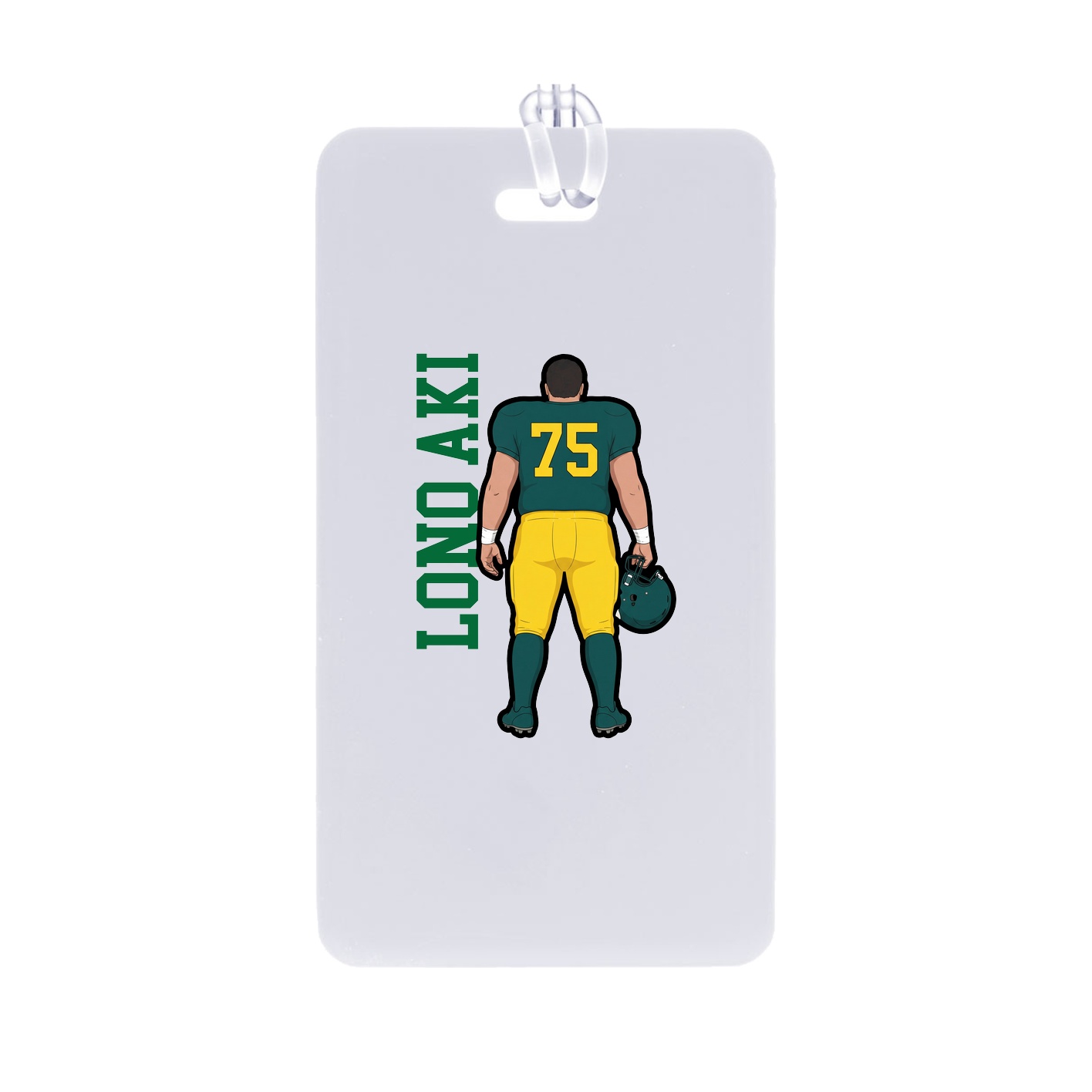 Bag Tag — Name Vertical in Classic