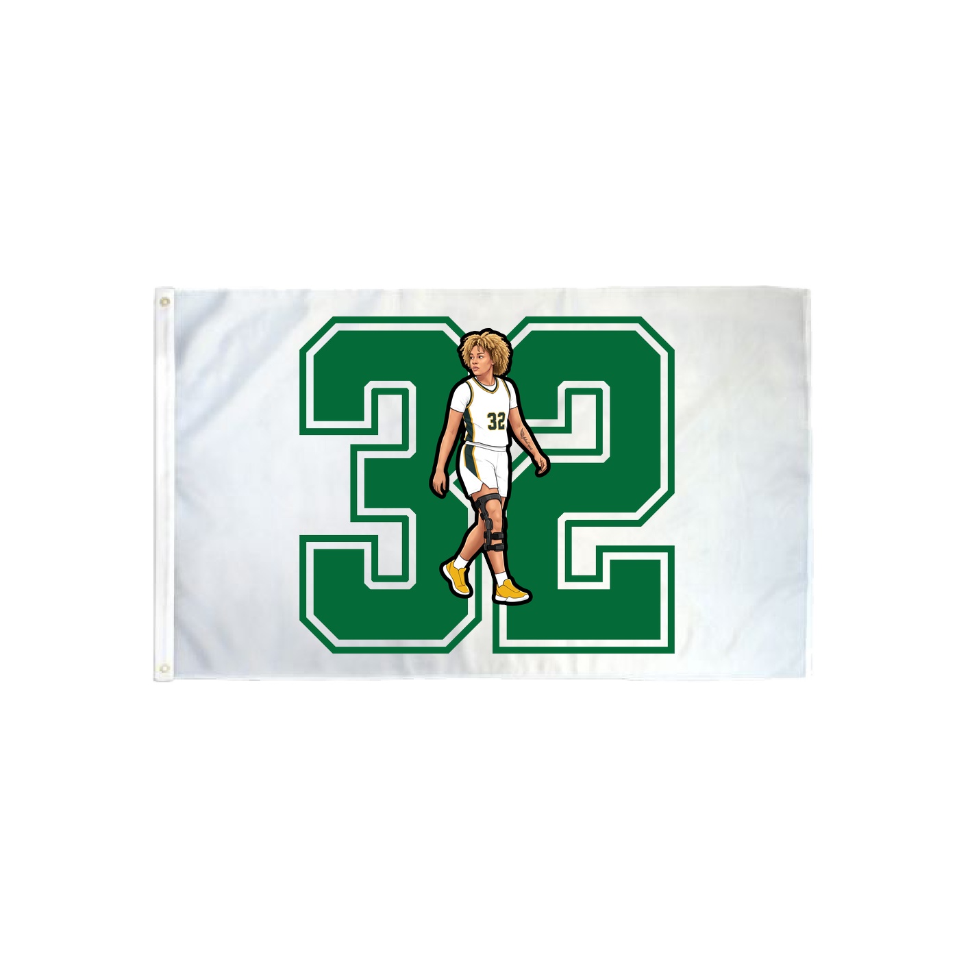 3x5 Flag — Number in Classic