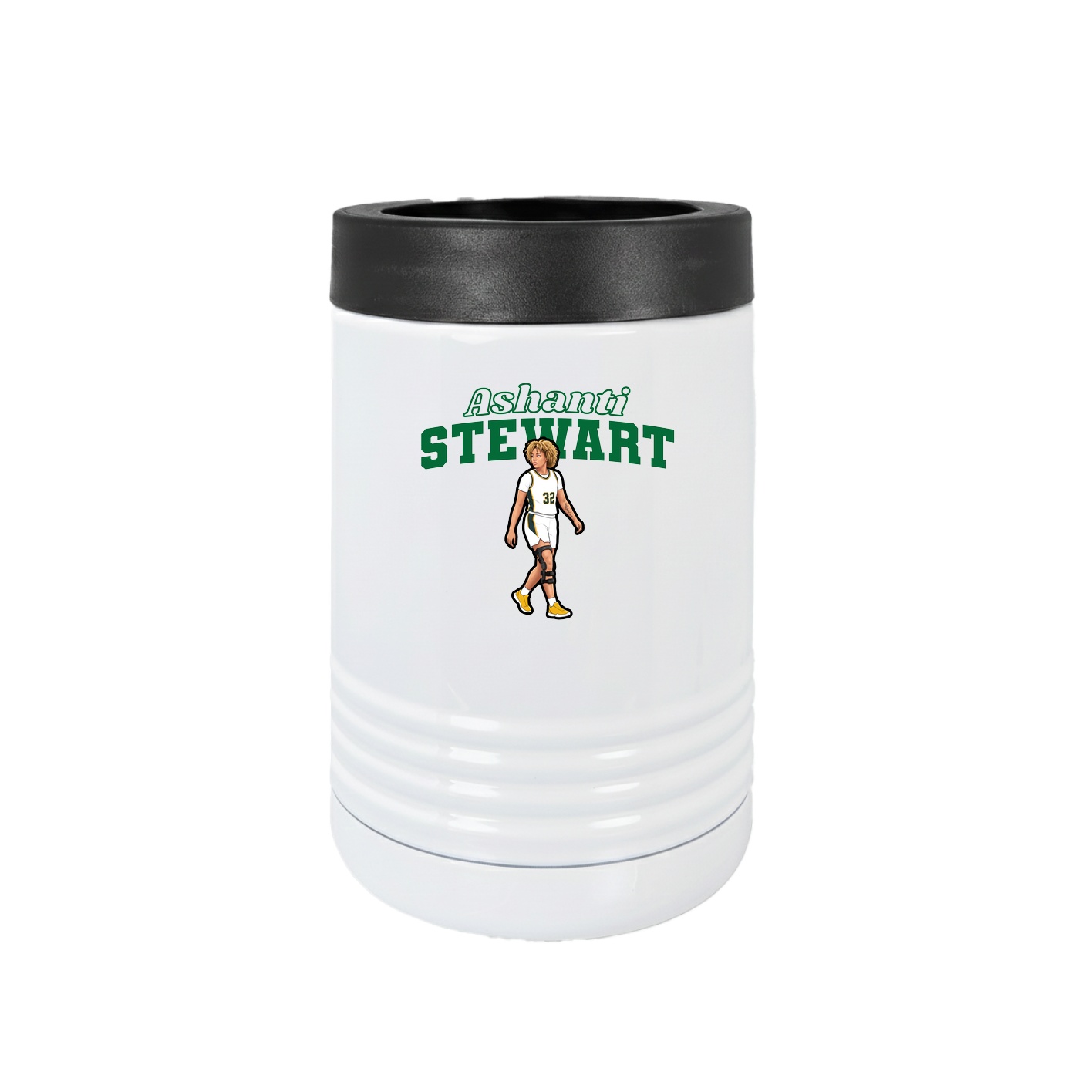 Beverage Holder — Name Arch in White