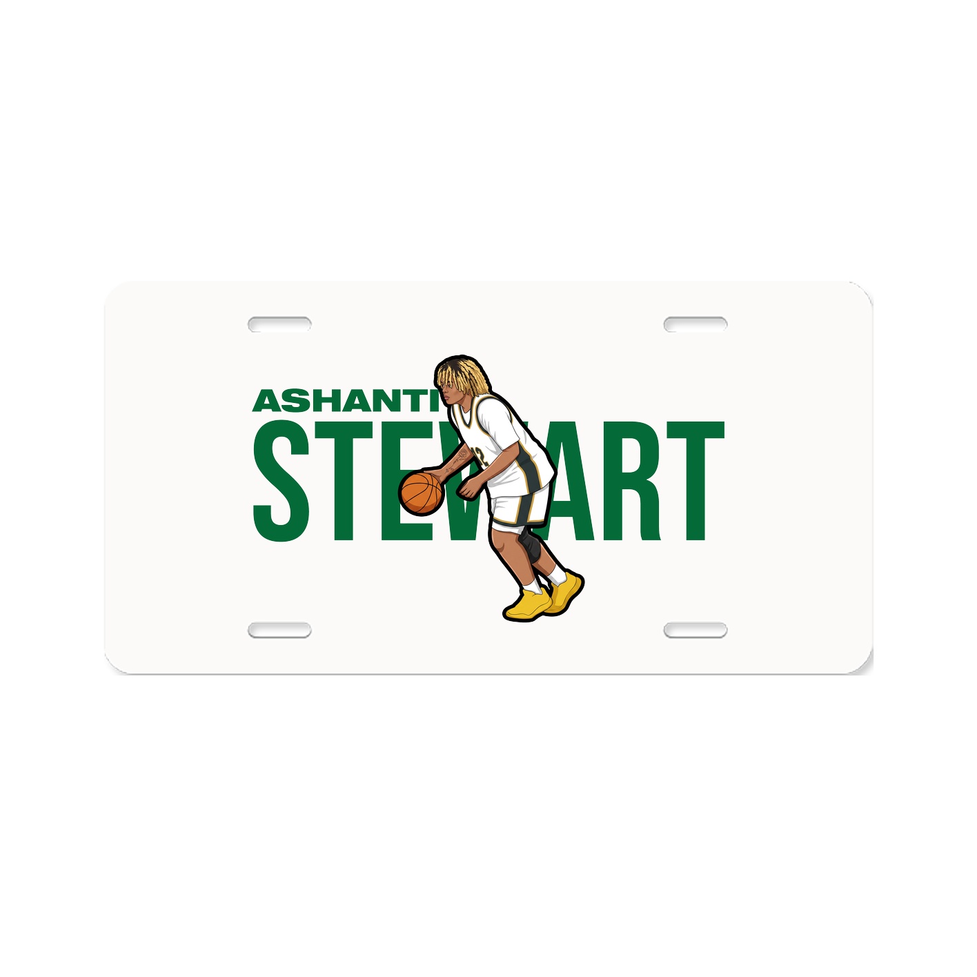 License Plate — Player Name in Classic