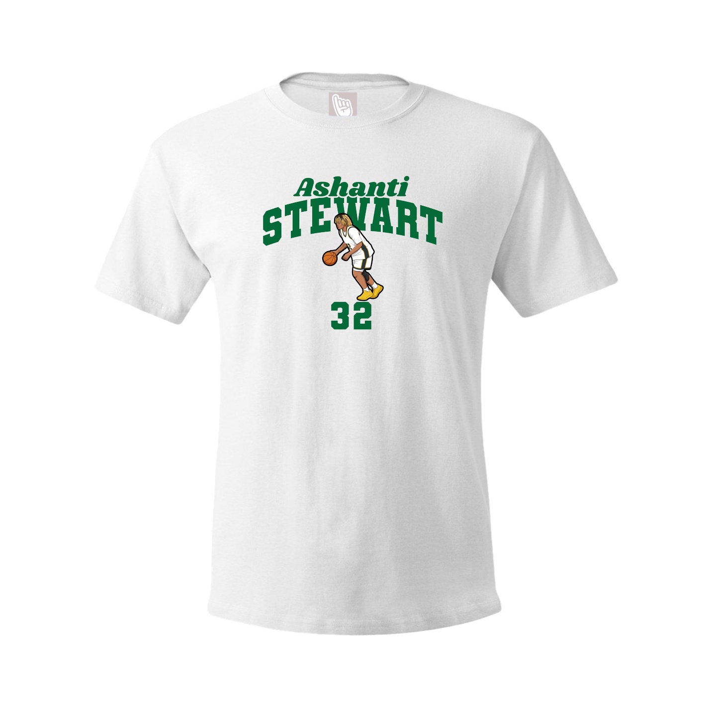 Youth Tee — Signature Arch in White