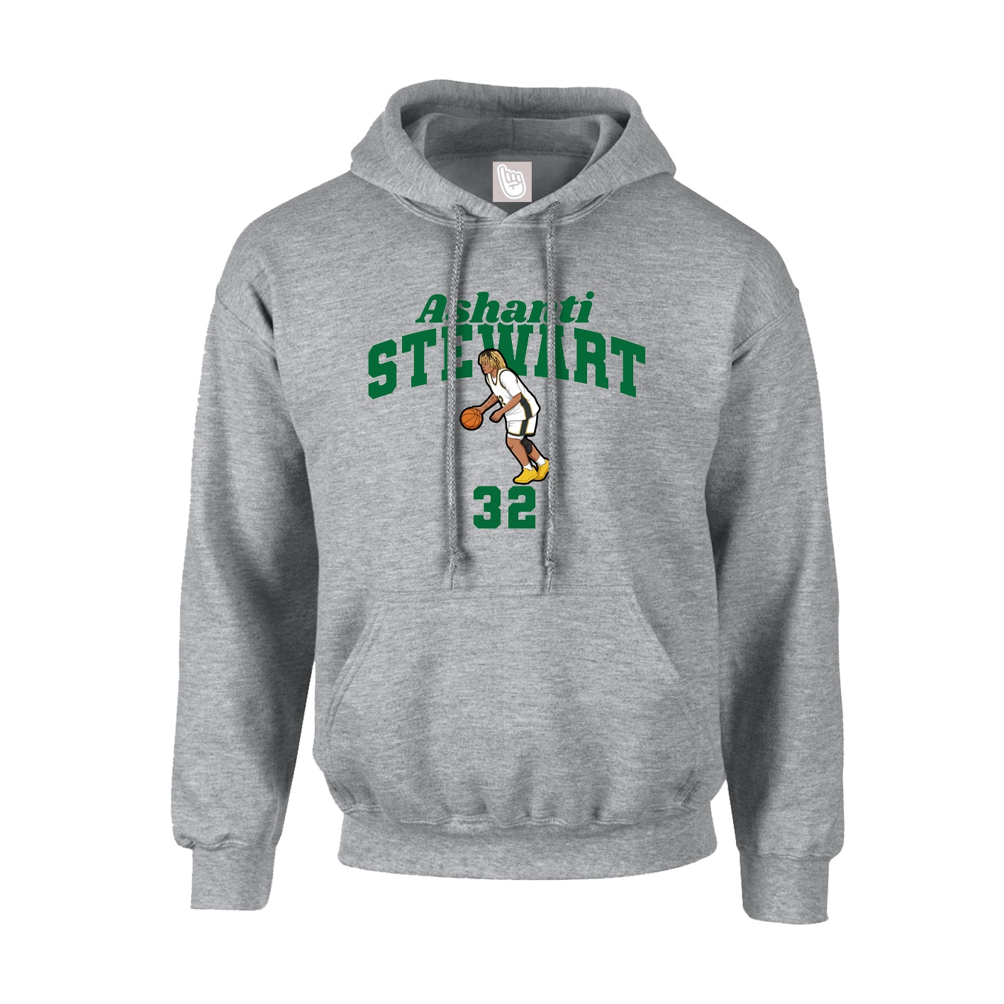Hoodie — Signature Arch in Grey
