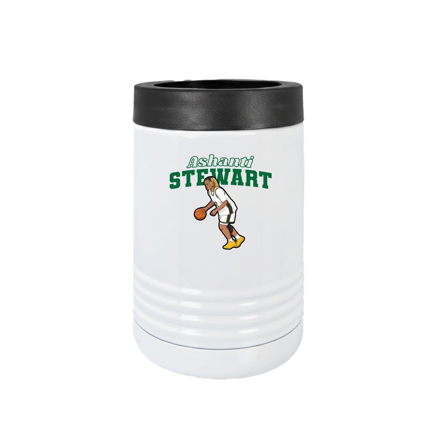 Beverage Holder — Name Arch in White