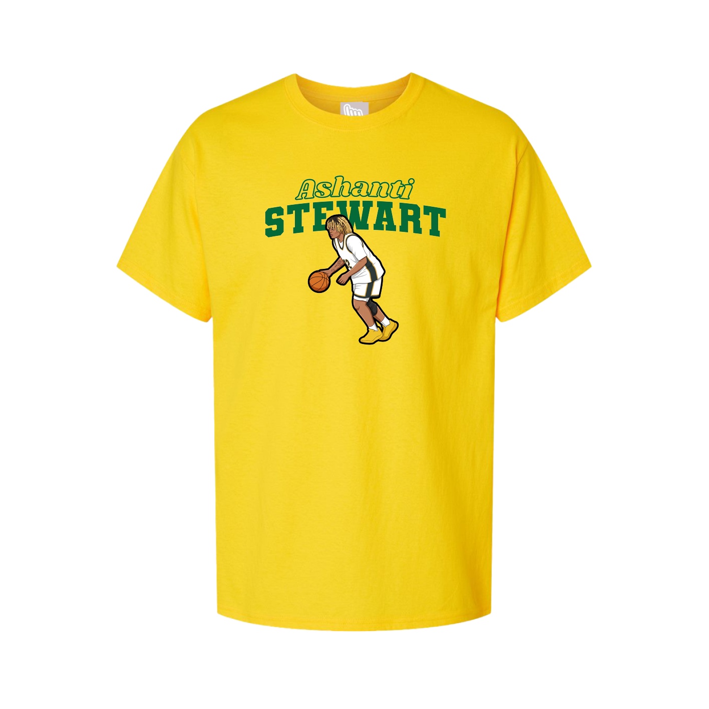 Youth Tee — Name Arch in Gold
