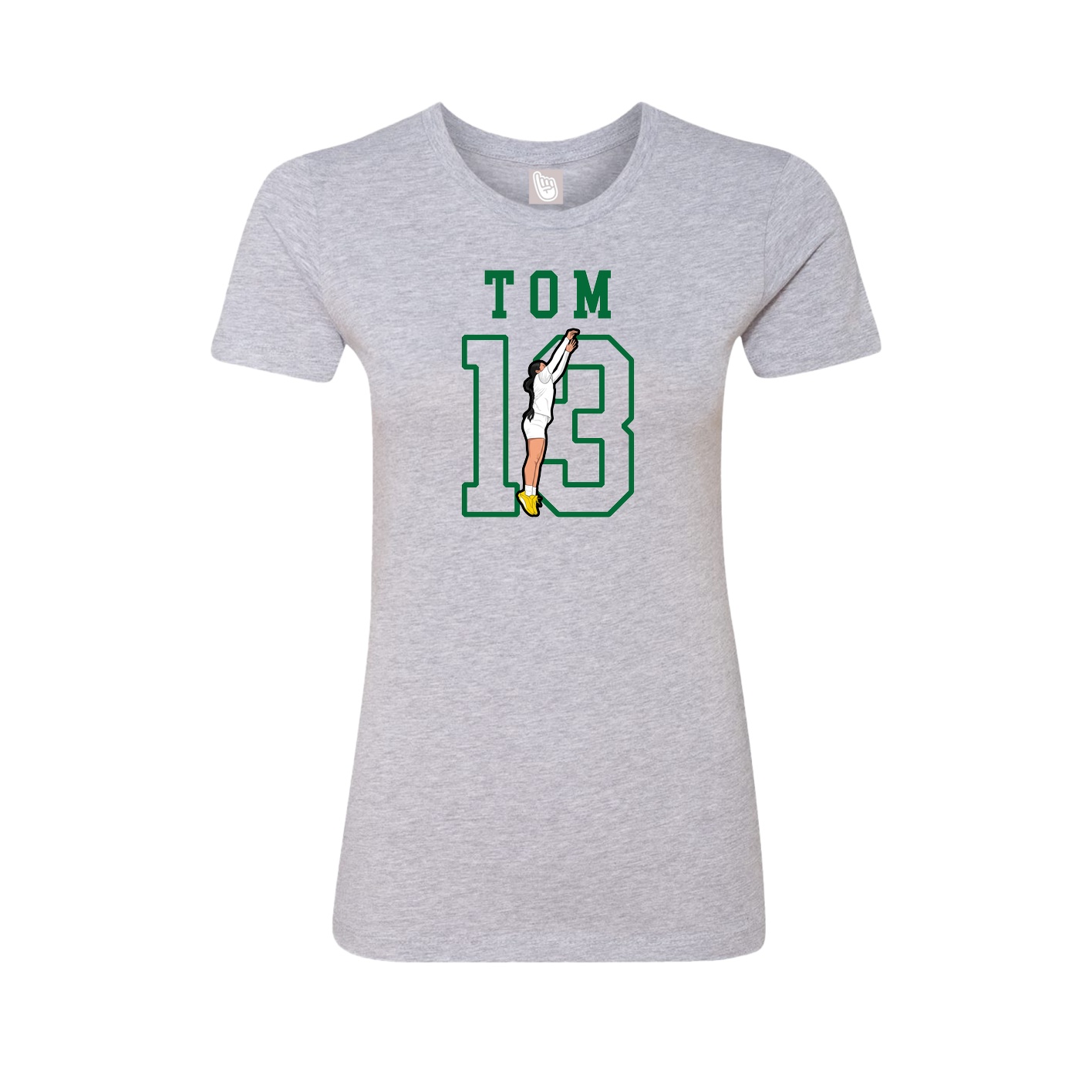 Fitted Women's Tee — Shirsey in Grey