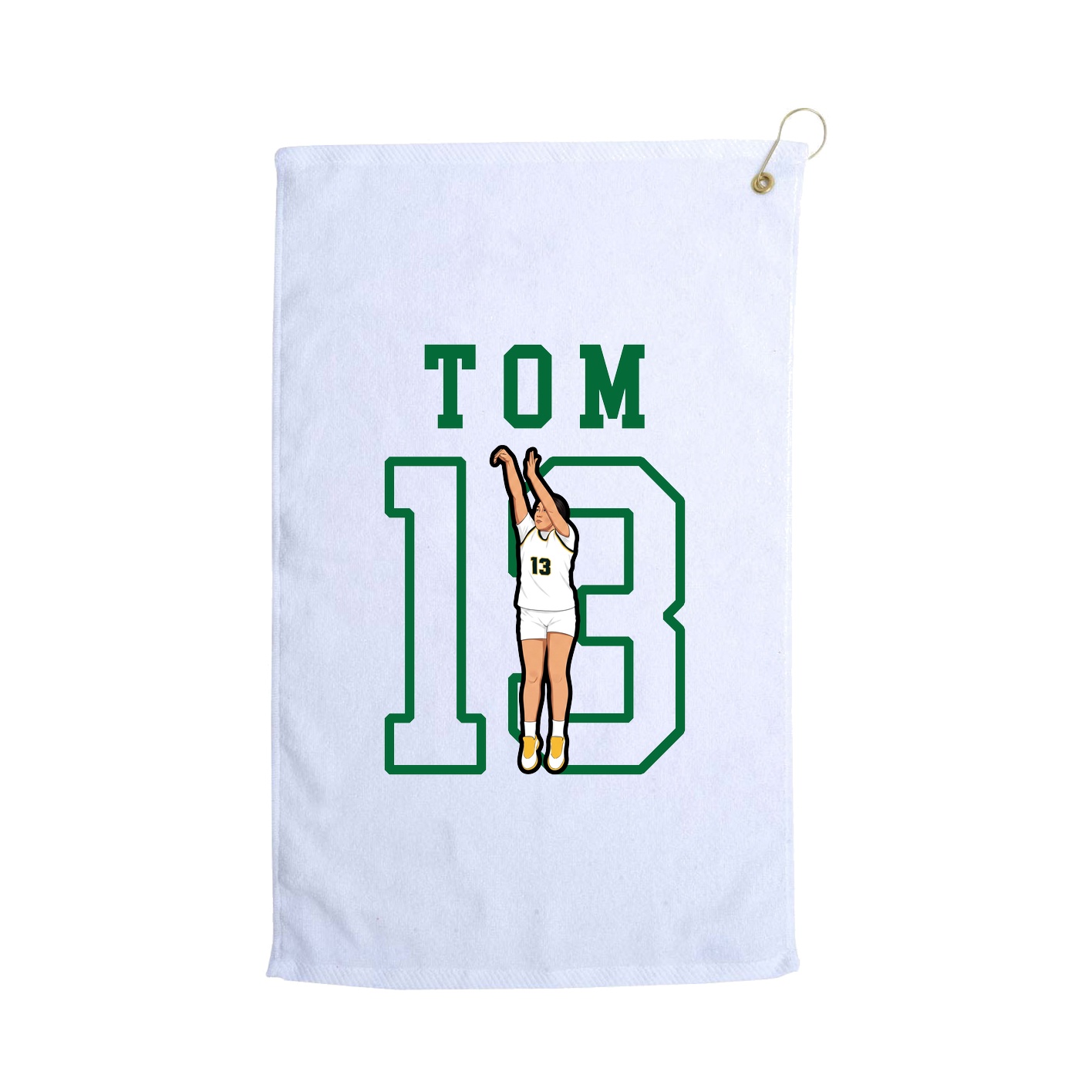 Golf Towel — Shirsey in White