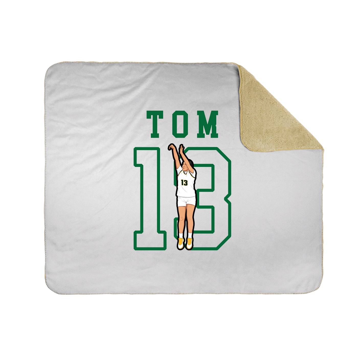 Throw Blanket — Shirsey in White