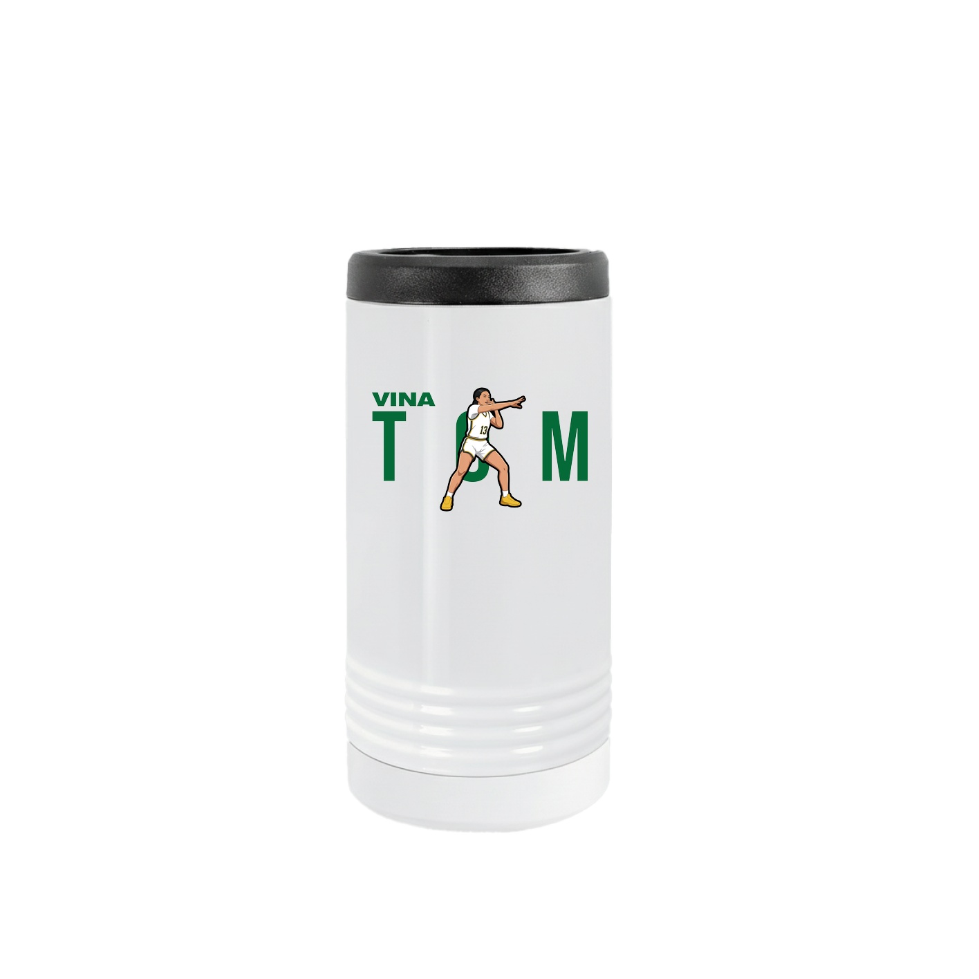 Slim Beverage Holder — Player Name in White