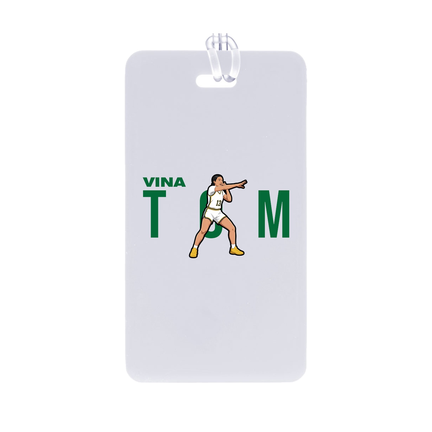 Bag Tag — Player Name in Classic
