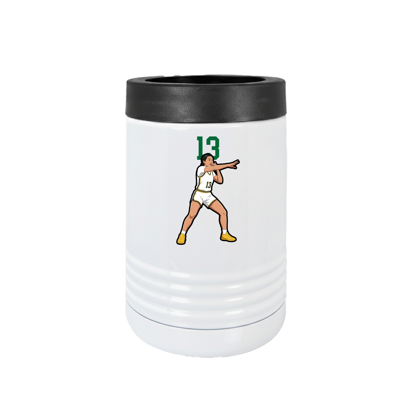 Beverage Holder — Number Top in White