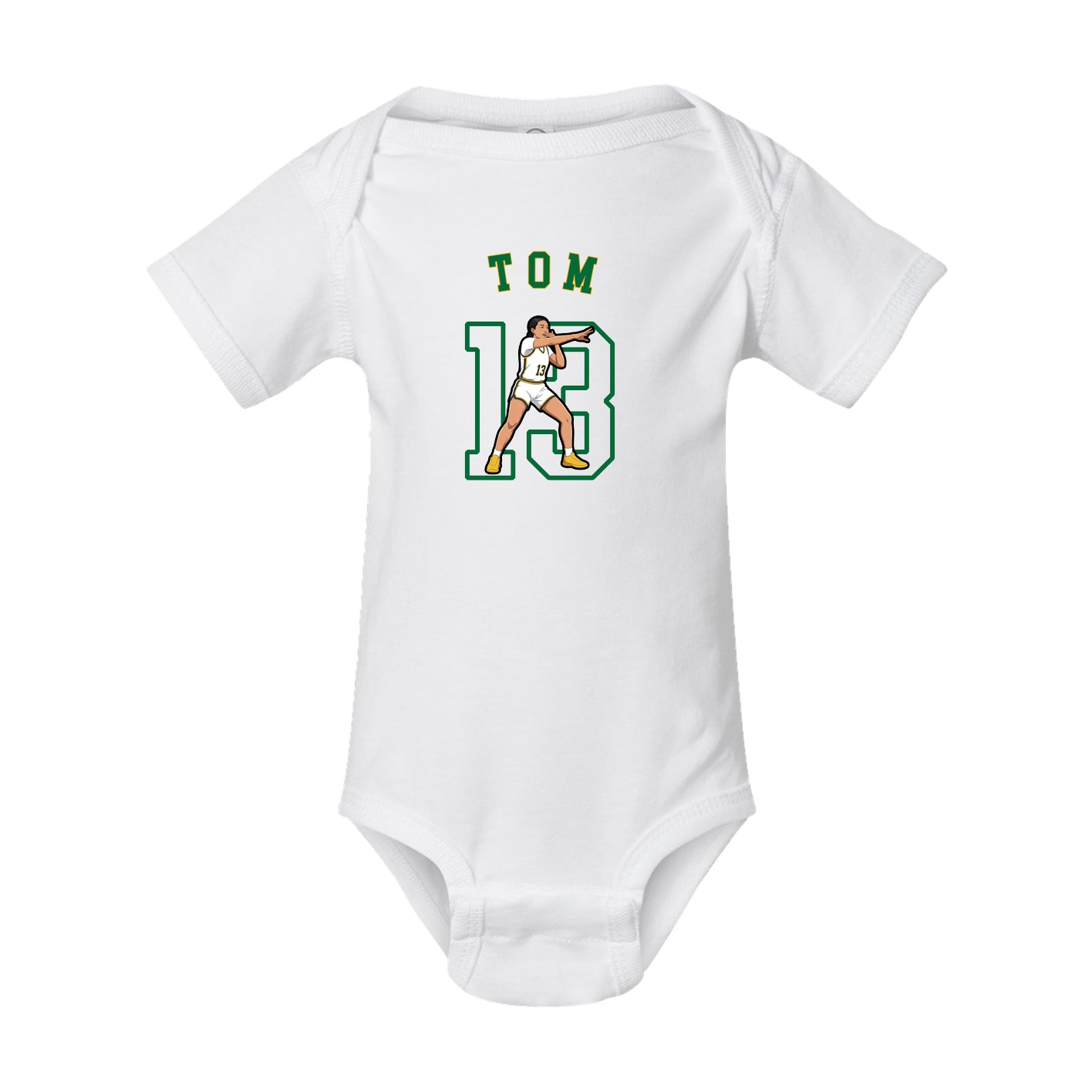 Baby Onesie — Shirsey Arch in White