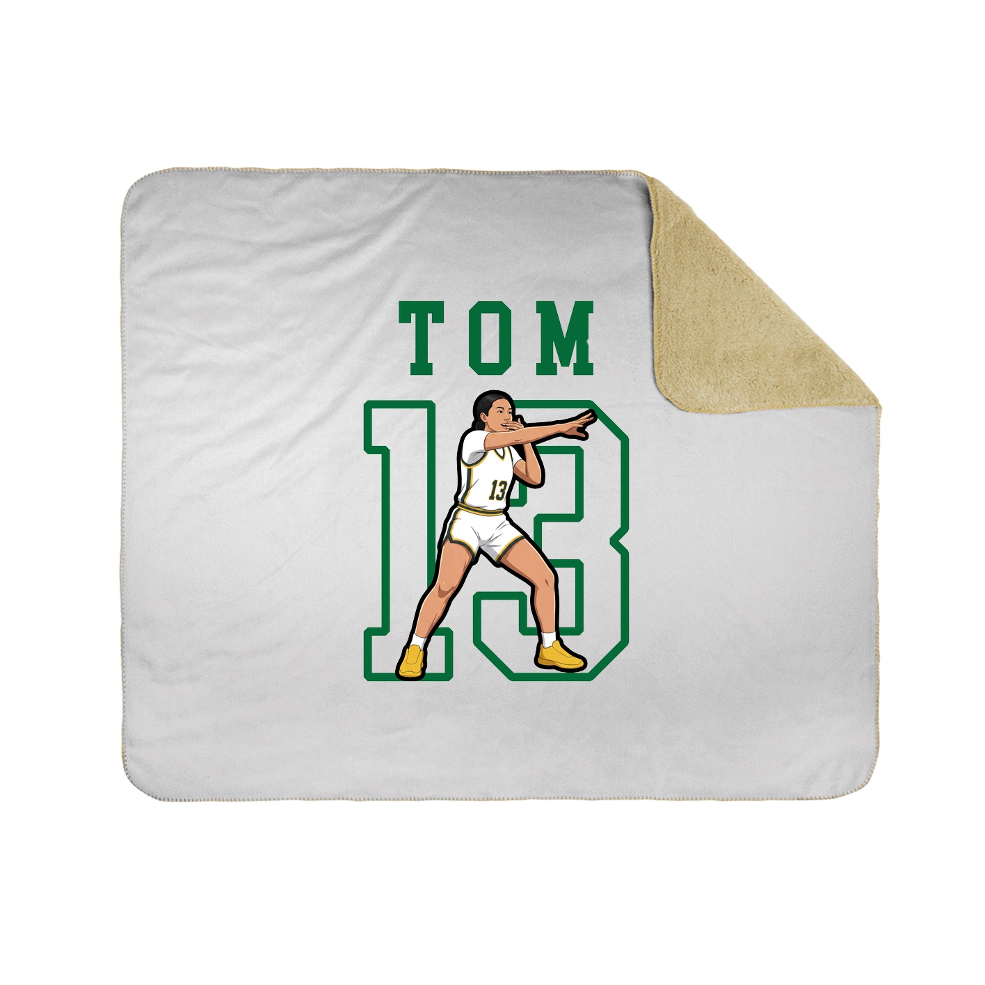 Throw Blanket — Shirsey in White