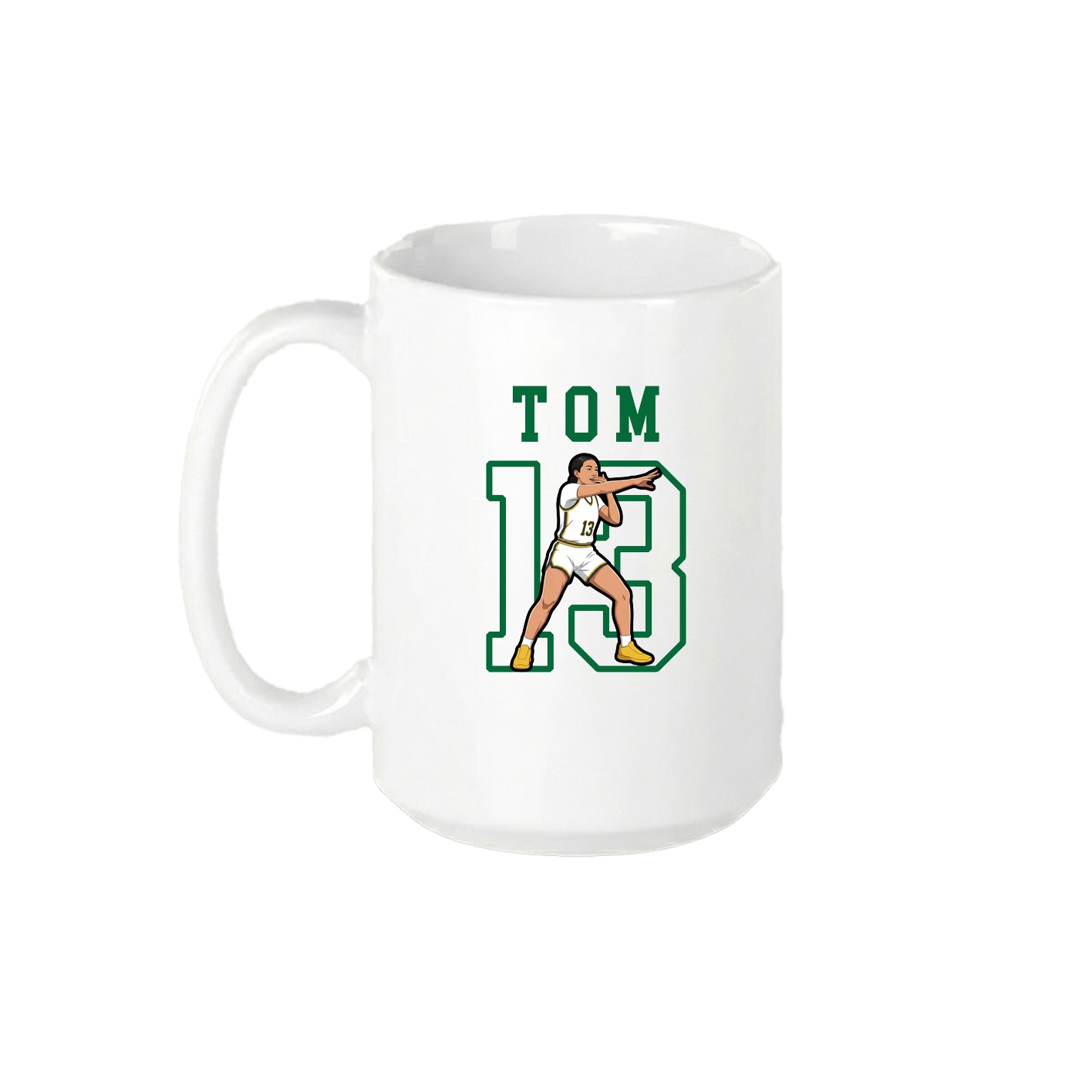 15oz Coffee Mug — Shirsey in White