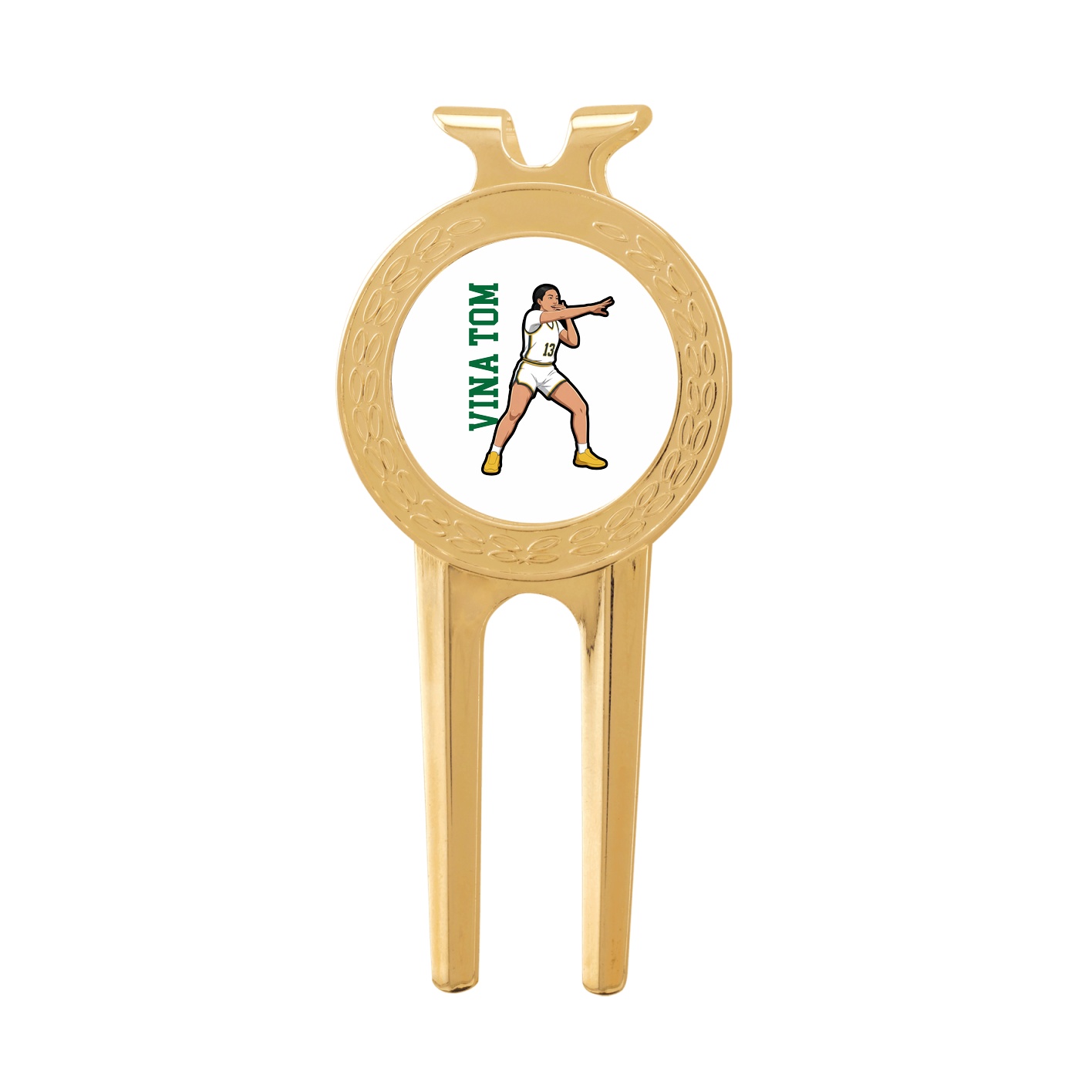 Divot Tool with Ball Marker — Name Vertical in Classic