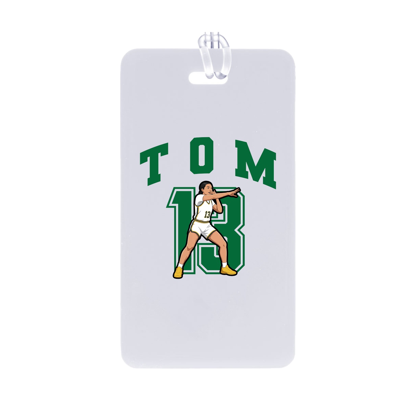 Bag Tag — Number in Classic