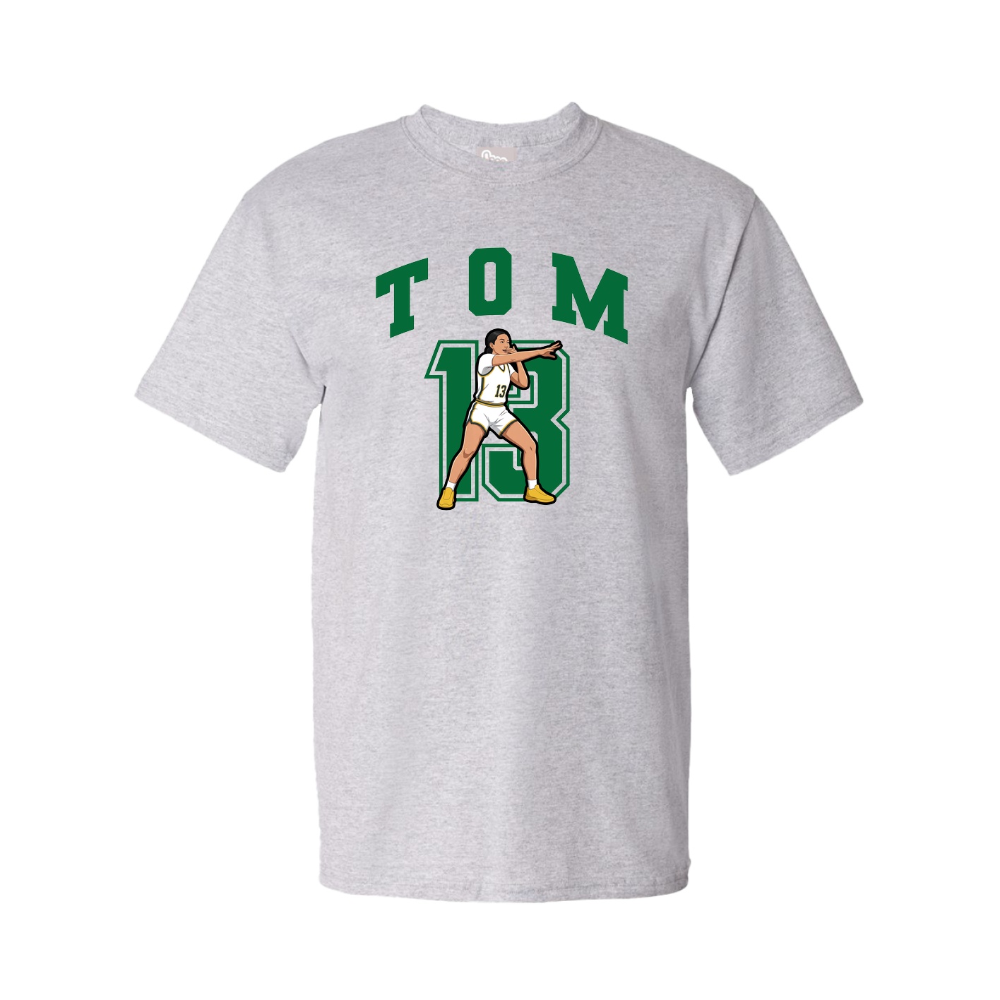 Youth Tee — Number in Grey