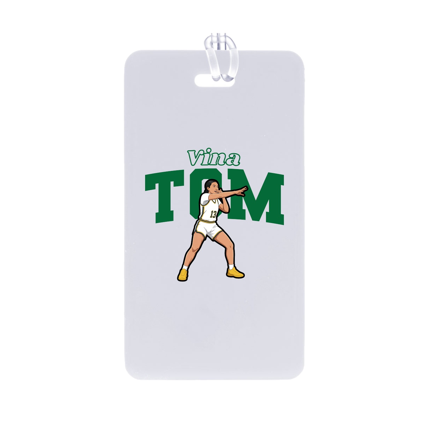 Bag Tag — Name Arch in Classic