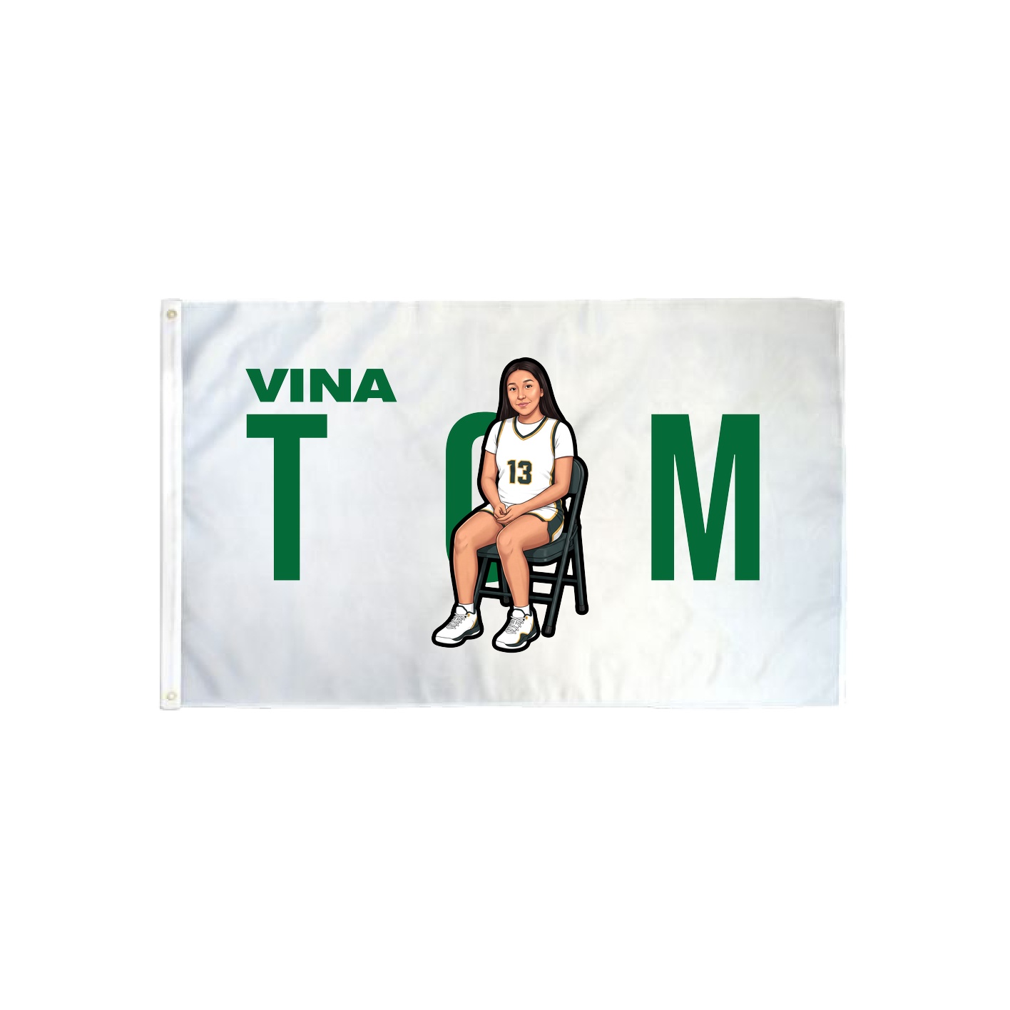 3x5 Flag — Player Name in Classic