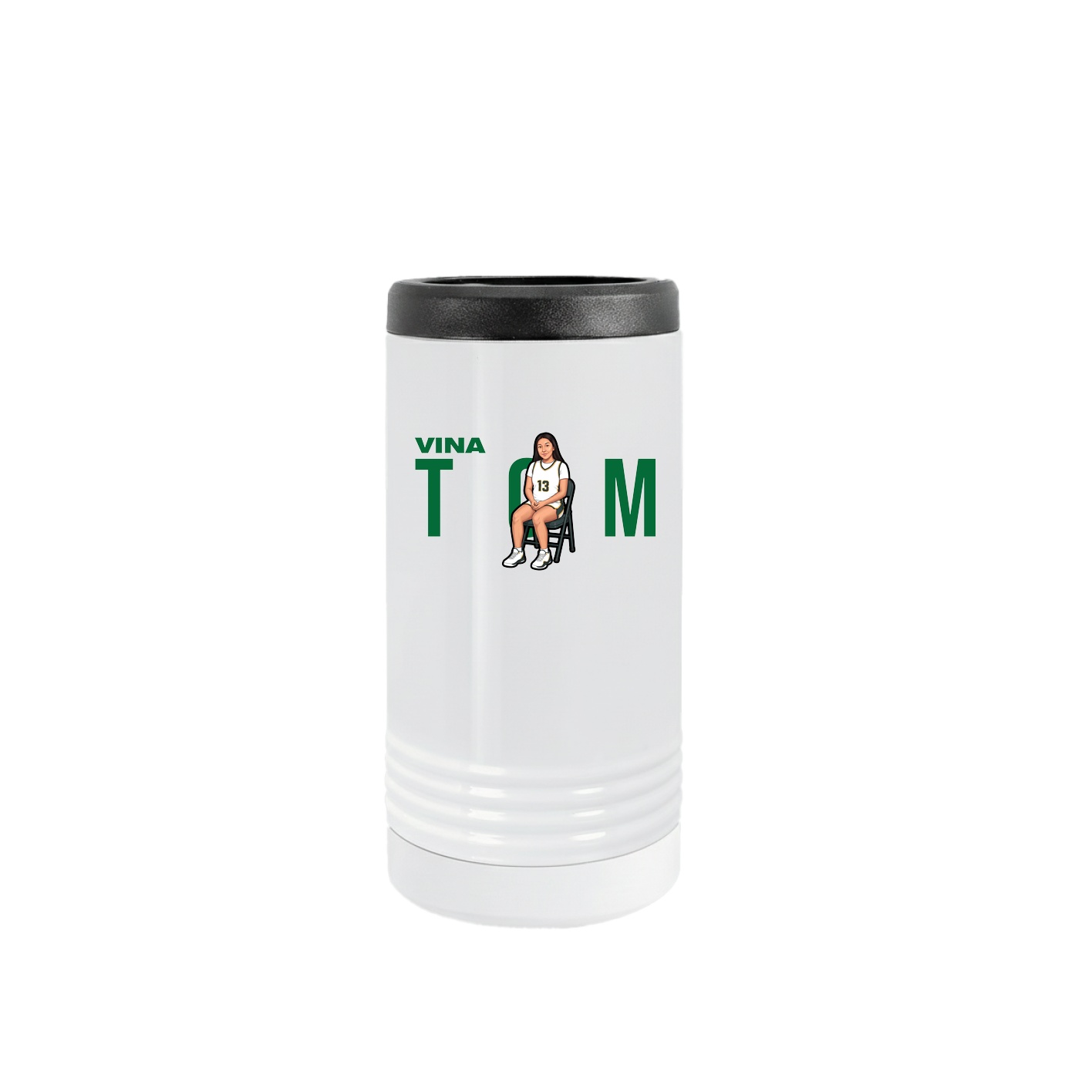 Slim Beverage Holder — Player Name in White