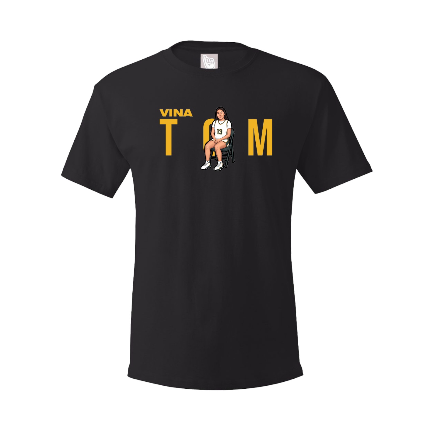 Tee — Player Name in Black