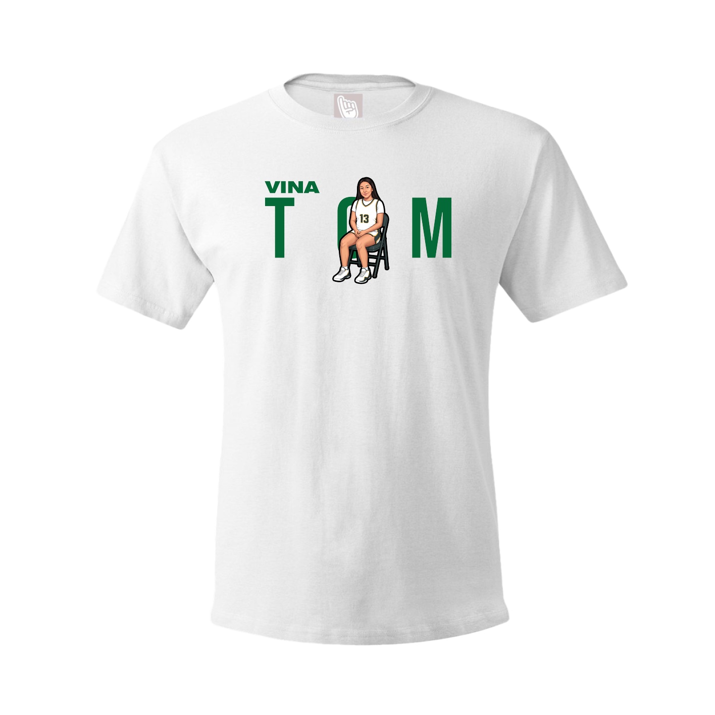 Tee — Player Name in White