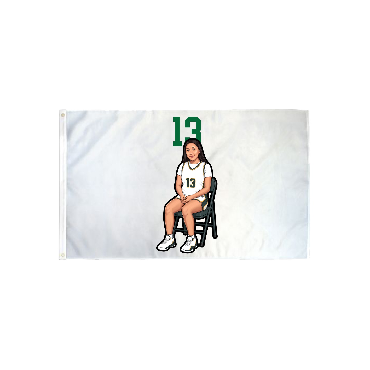 3x5 Flag — Number Top in Classic